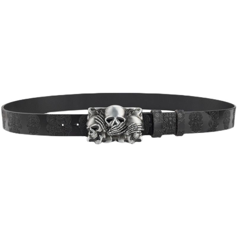 VIBE Vibe Vintage Belt Riveted Belts Menswear Accessories Size ONE SIZE - 5 Thumbnail