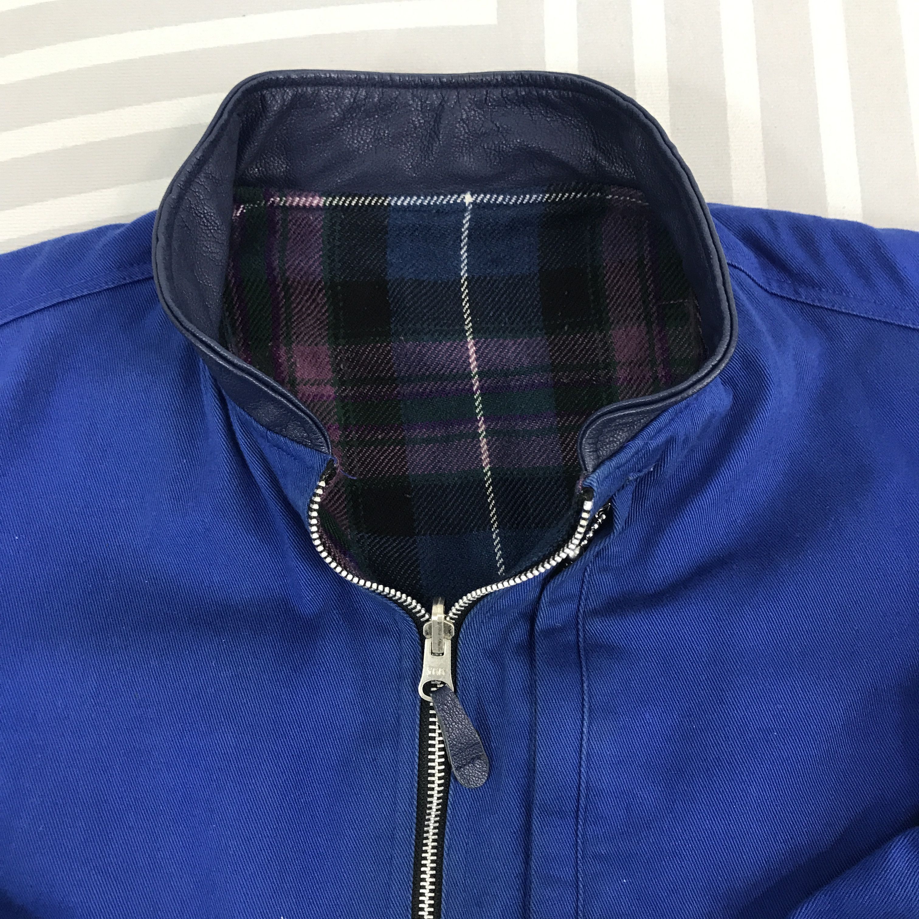 Japanese Brand × Vintage Vintage Jimsinn leather collar Jacket Size US XS / EU 42 / 0 - 8 Thumbnail