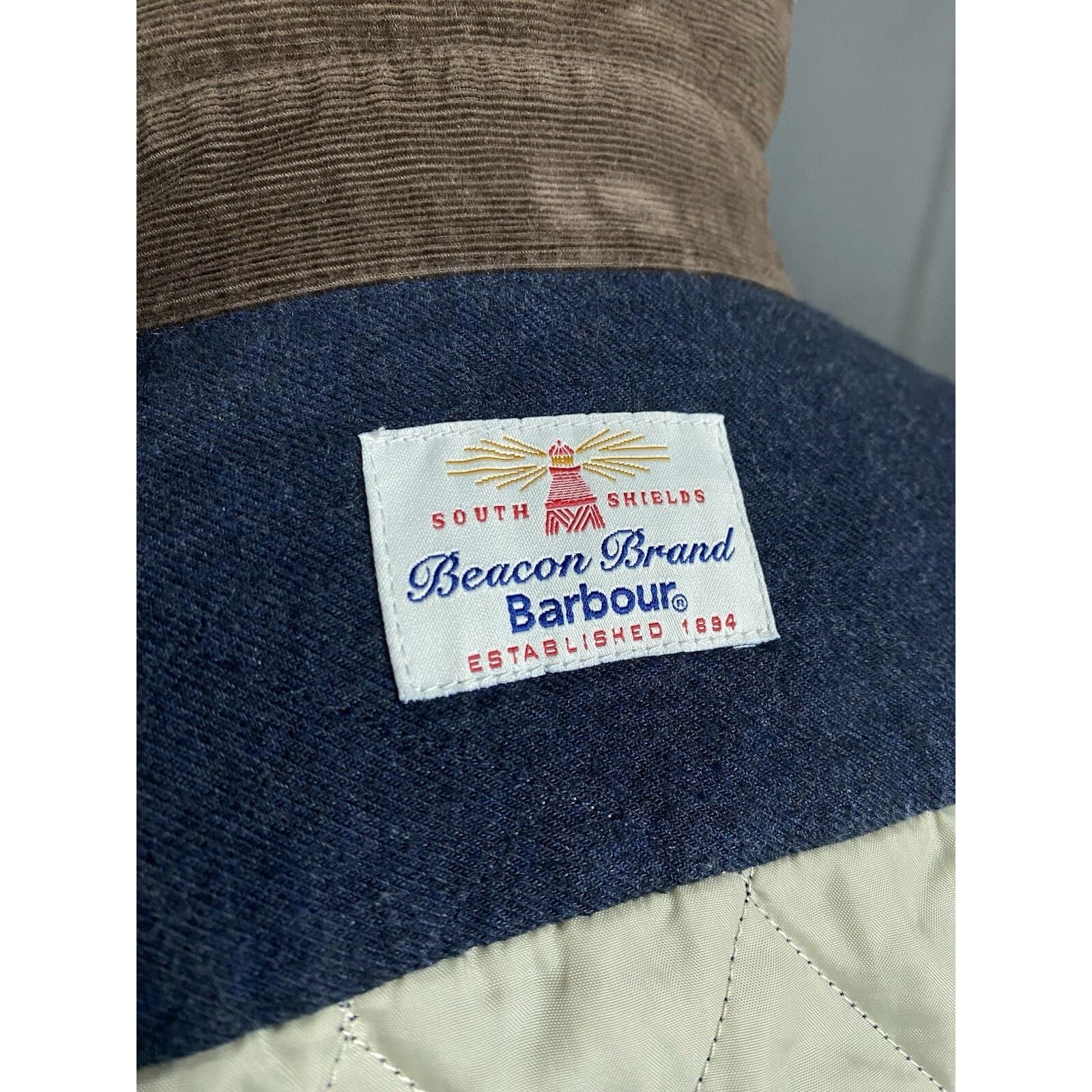 Barbour Barbour Beacon Men's Blue Quilted Insulated Overshirt Size S Size US S / EU 44-46 / 1 - 11 Thumbnail