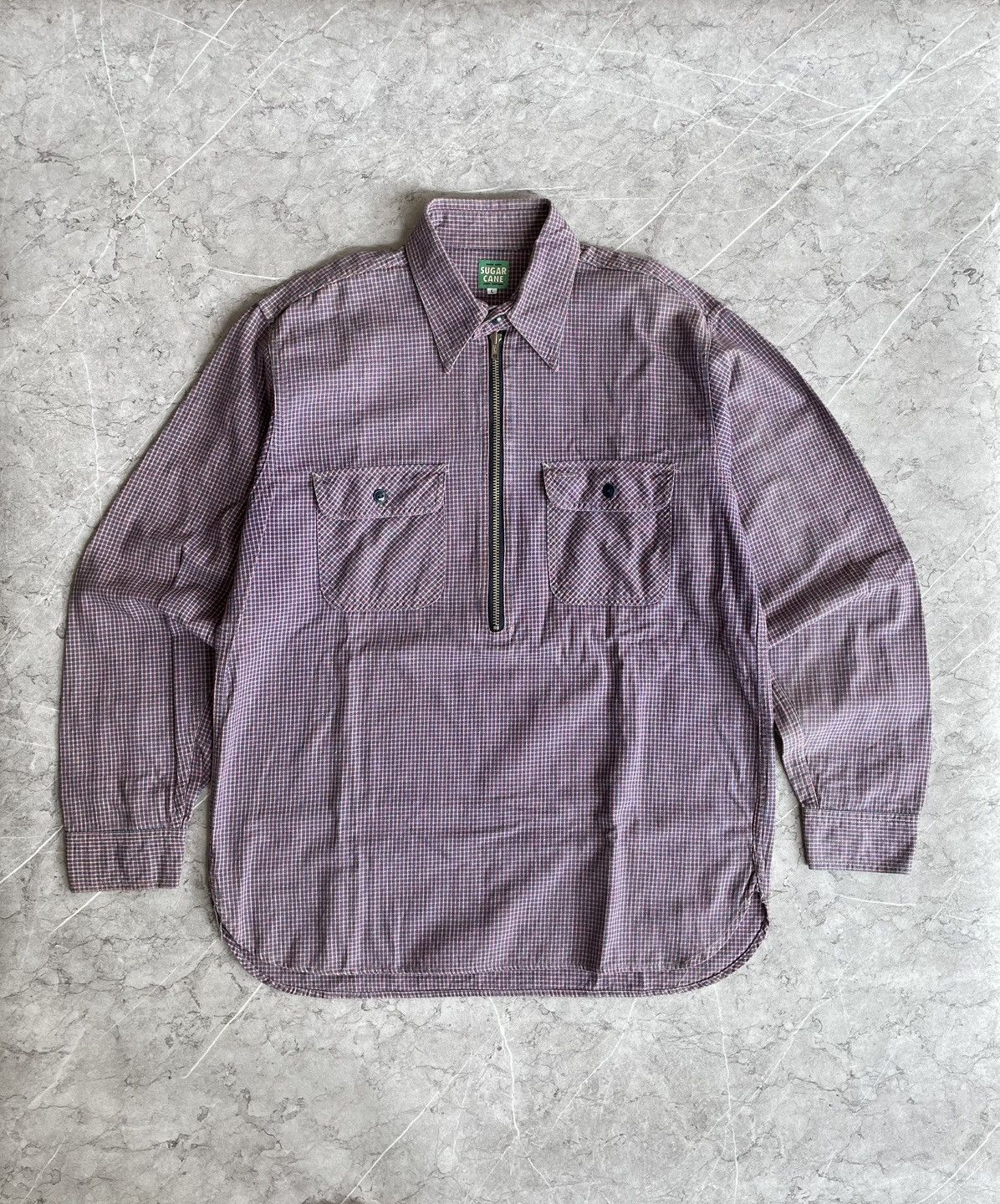 Sugar Cane Sugarcane Halfzip Shirt Size US XL / EU 56 / 4 - 1 Thumbnail
