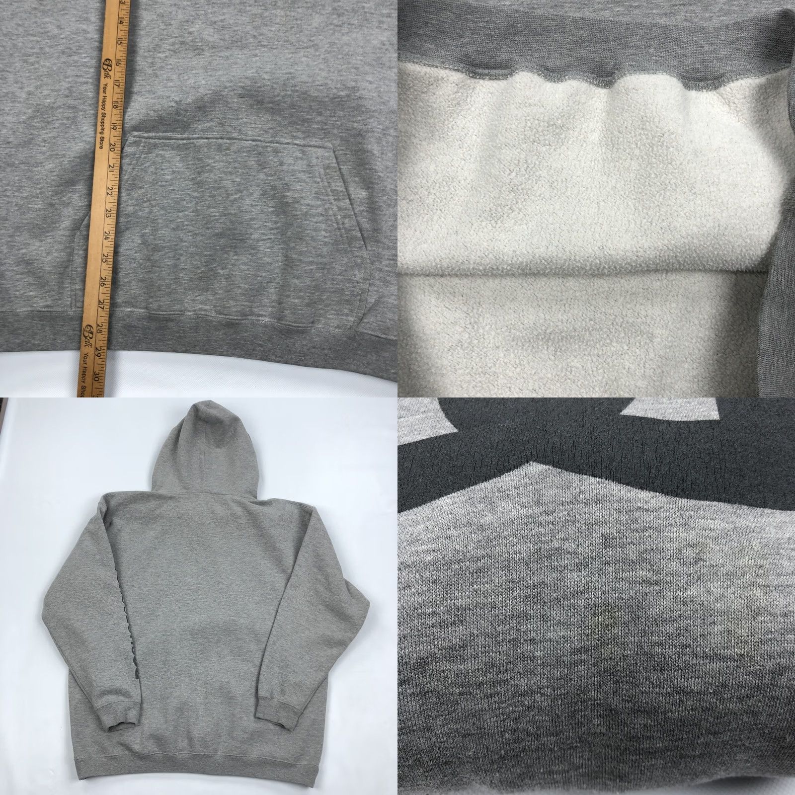 Vintage VINTAGE DC Shoes Hoodie Men XL Gray Logo Graphic Sweatshirt Skate PullOver Pullover Fleece Knit Pocket Hooded Size US XL / EU 56 / 4 - 8 Thumbnail