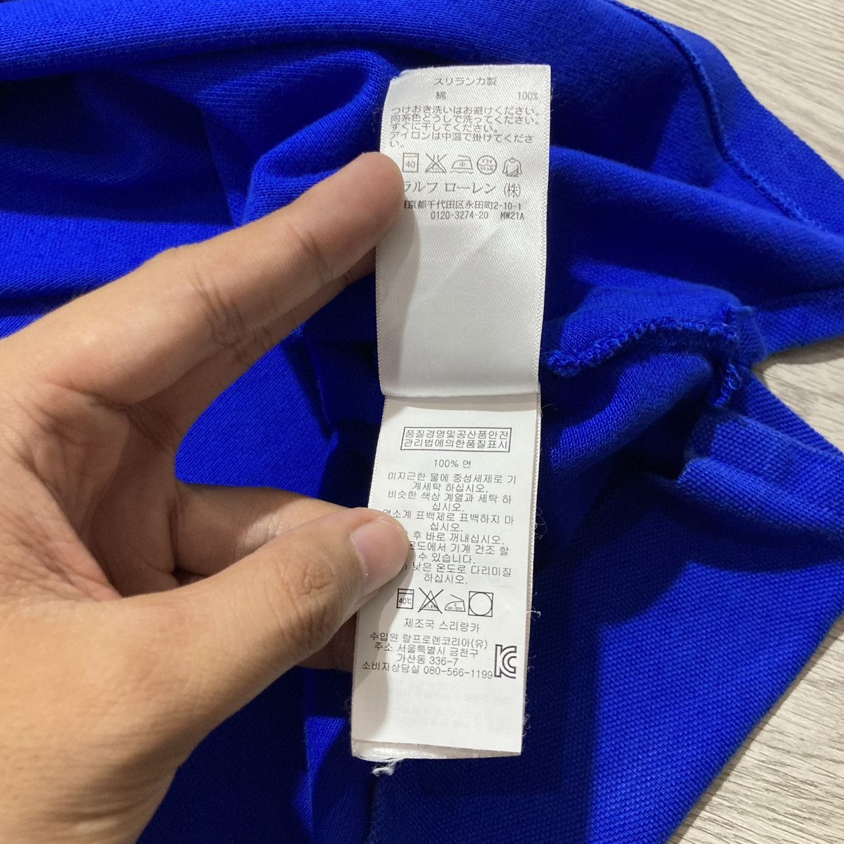 Polo Ralph Lauren Vintage Polo Ralph Lauren RLYC Polo T-shirt Royal Blue Size US M / EU 48-50 / 2 - 14 Thumbnail