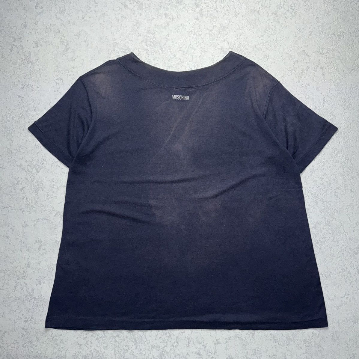 Moschino 90’ Moschino Mare Sun Faded Top Tunic T-Shirt Size M Size M / US 6-8 / IT 42-44 - 7 Thumbnail