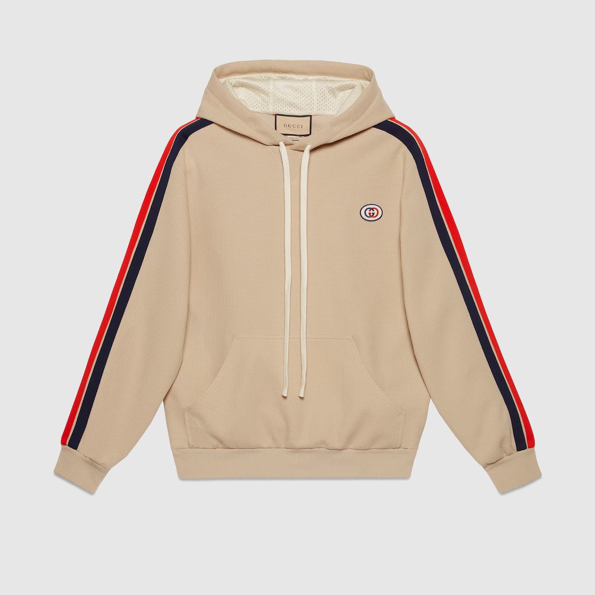 GUCCI HOODIE ZIP MONOGRAM LOGO 733972 XJFFB 9117