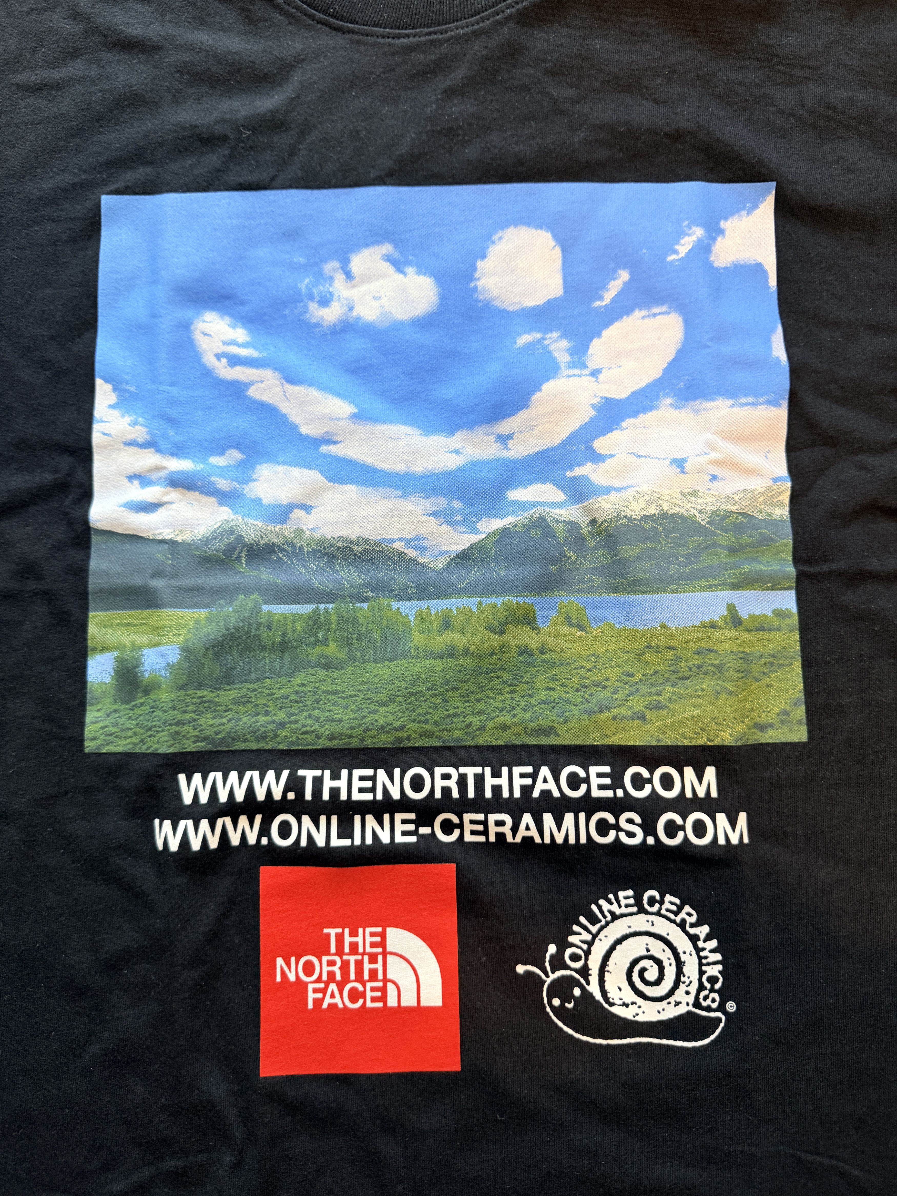 Online Ceramics × The North Face TNF Online Ceramics Smile Cloud Tee Black Size US M / EU 48-50 / 2 - 2 Thumbnail
