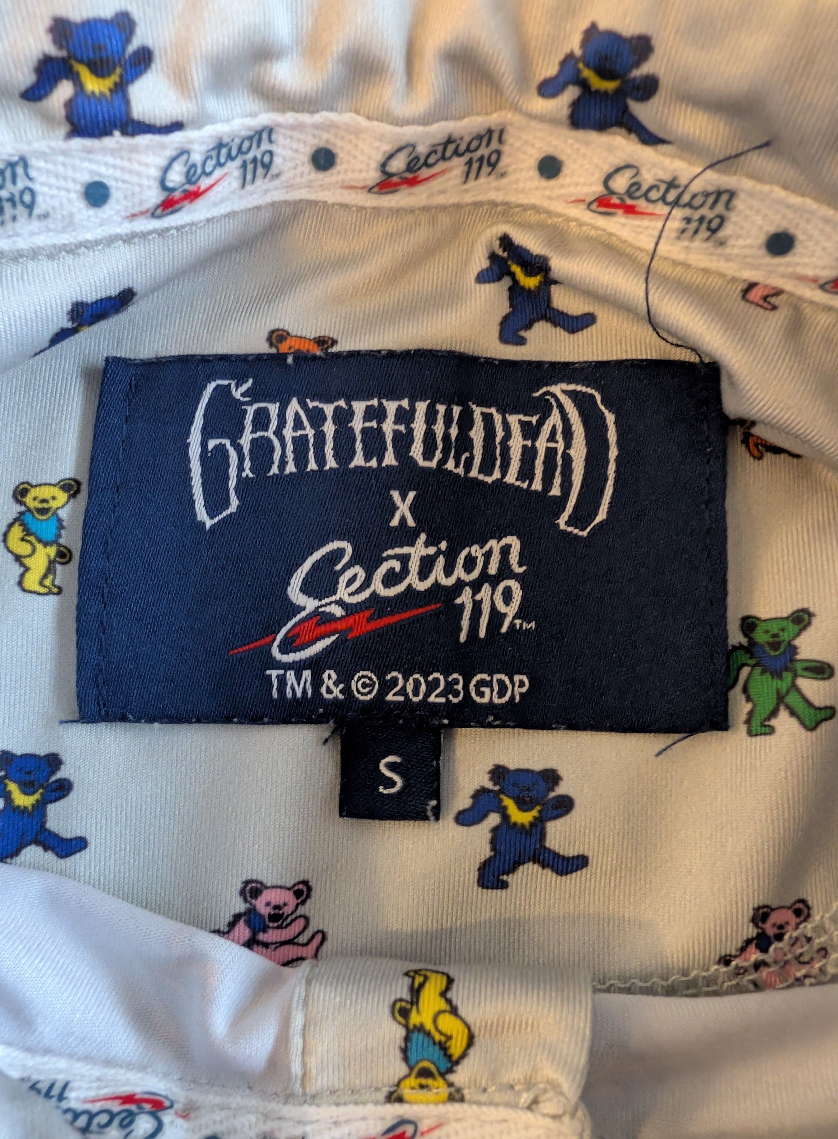 Grateful Dead Section 119 x Grateful Dead Dancing Bears Performance Polo Size US S / EU 44-46 / 1 - 3 Thumbnail