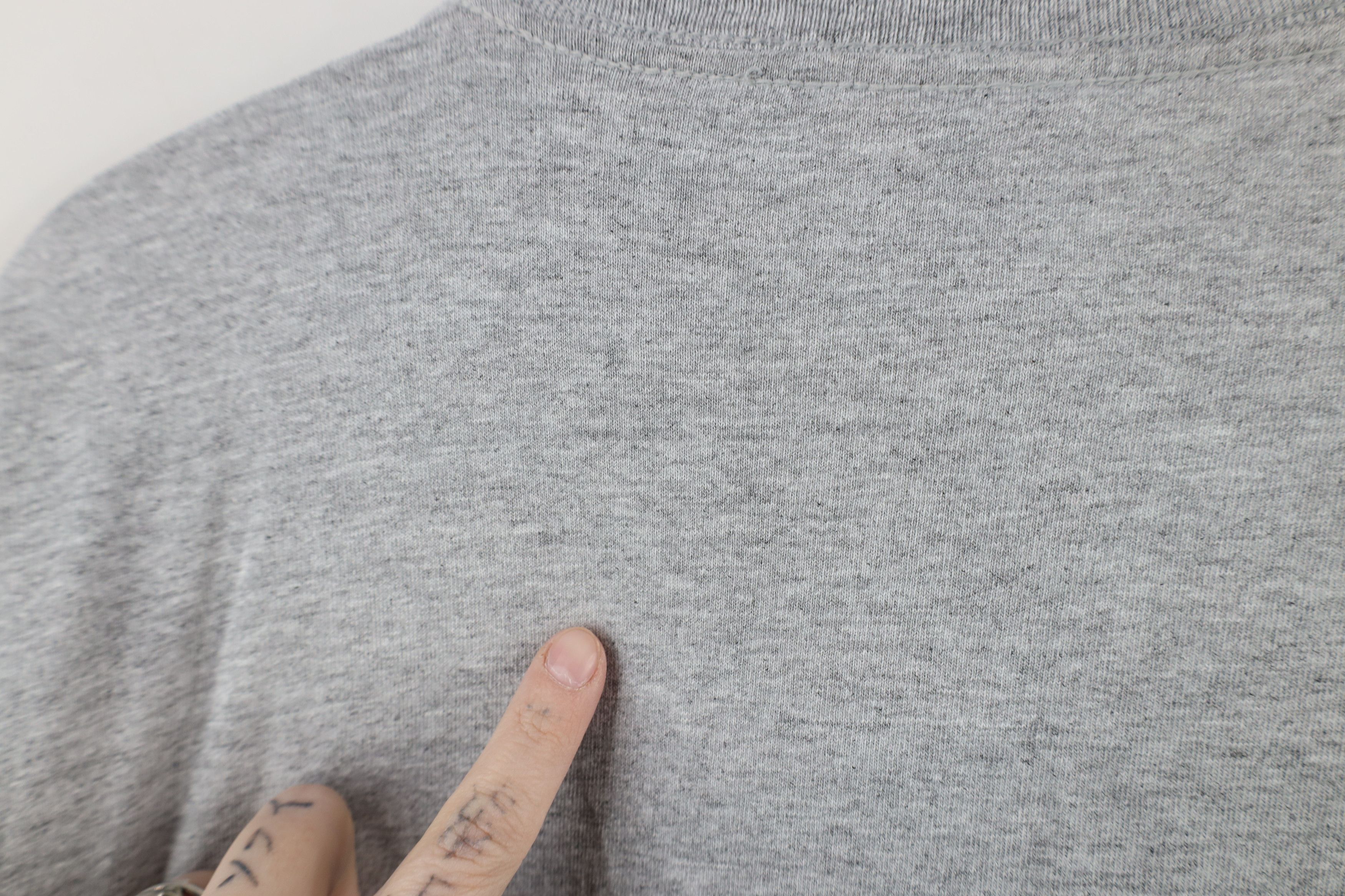 Vintage Vintage 90s University of Michigan Short Sleeve T-Shirt Gray Size US XXL / EU 58 / 5 - 10 Thumbnail