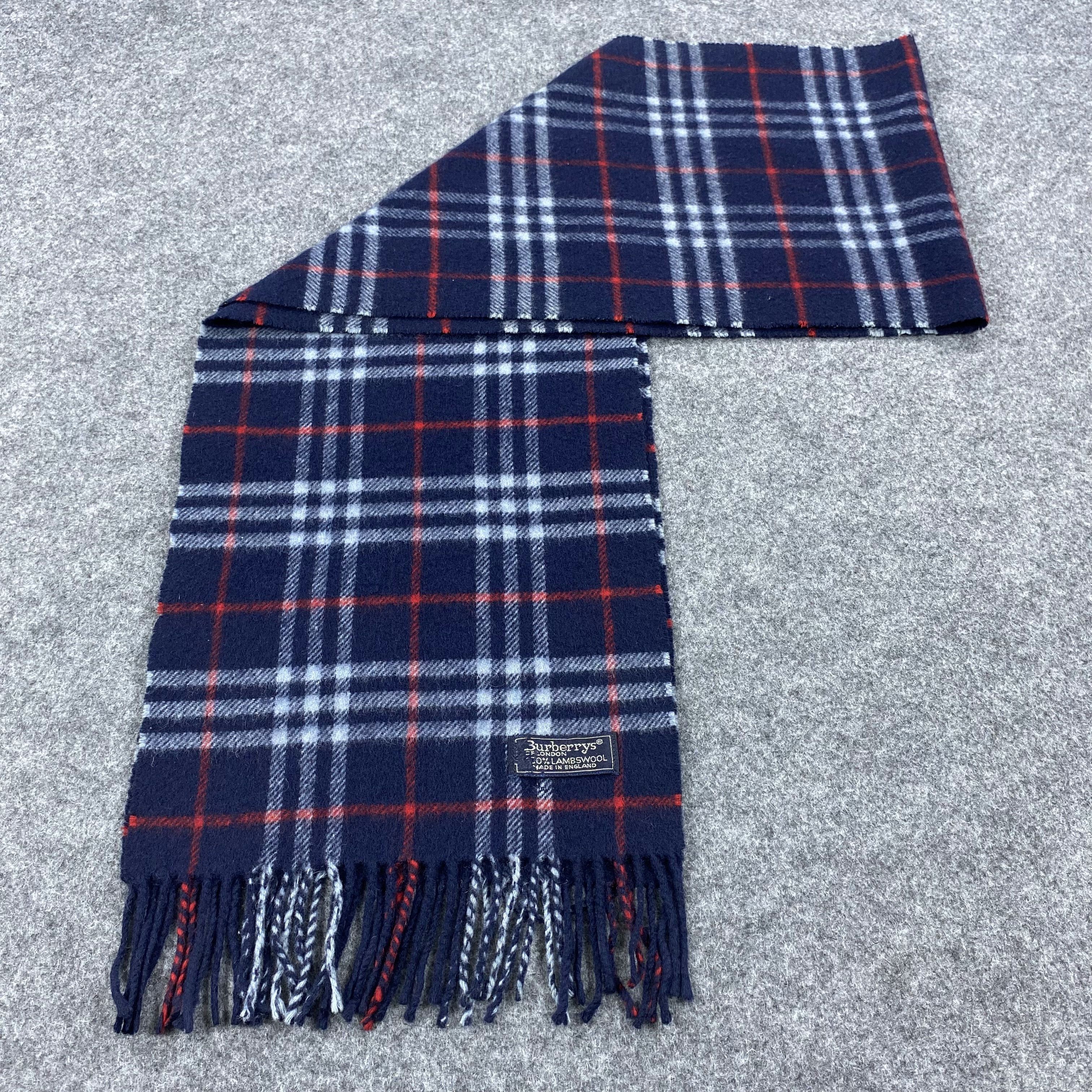 Burberry × Vintage GF10300 Burberry Scarf Neck Wear Muffler Nova Check Size ONE SIZE - 5 Thumbnail