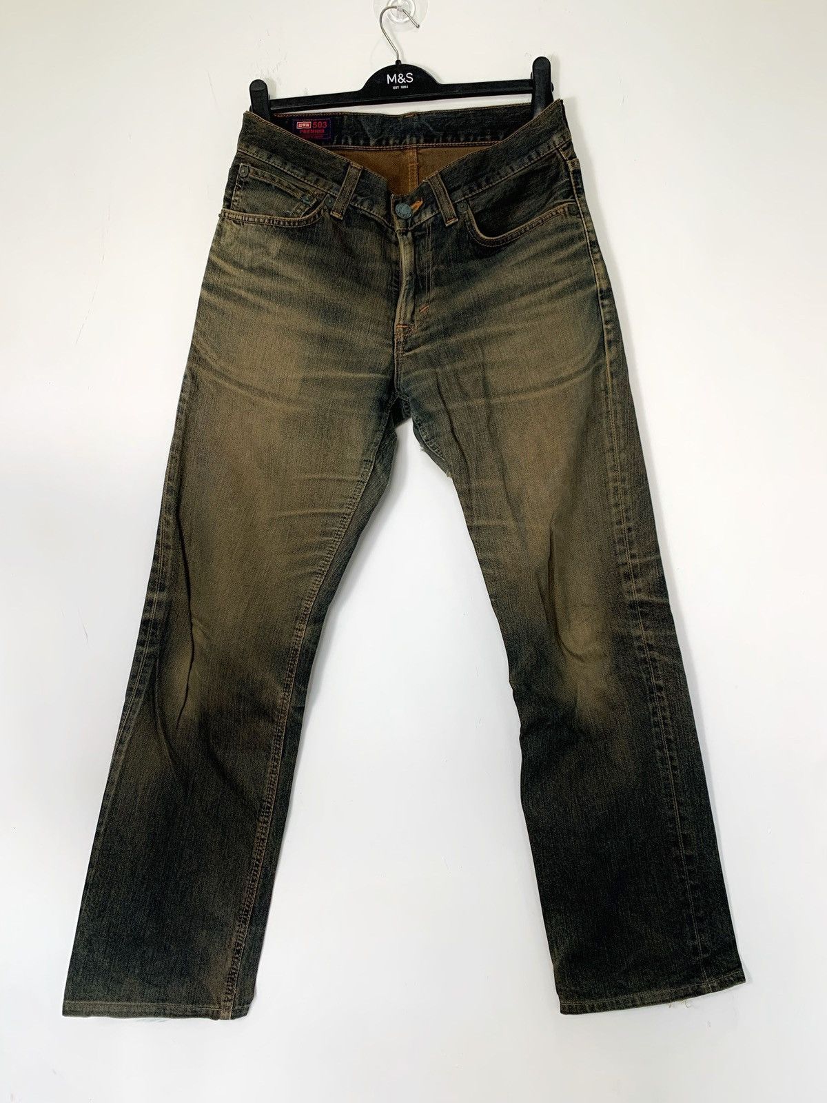 Edwin vintage dirty fade edwin jeans kapital hysteric fuga denime Size US 32 / EU 48 - 1 Thumbnail