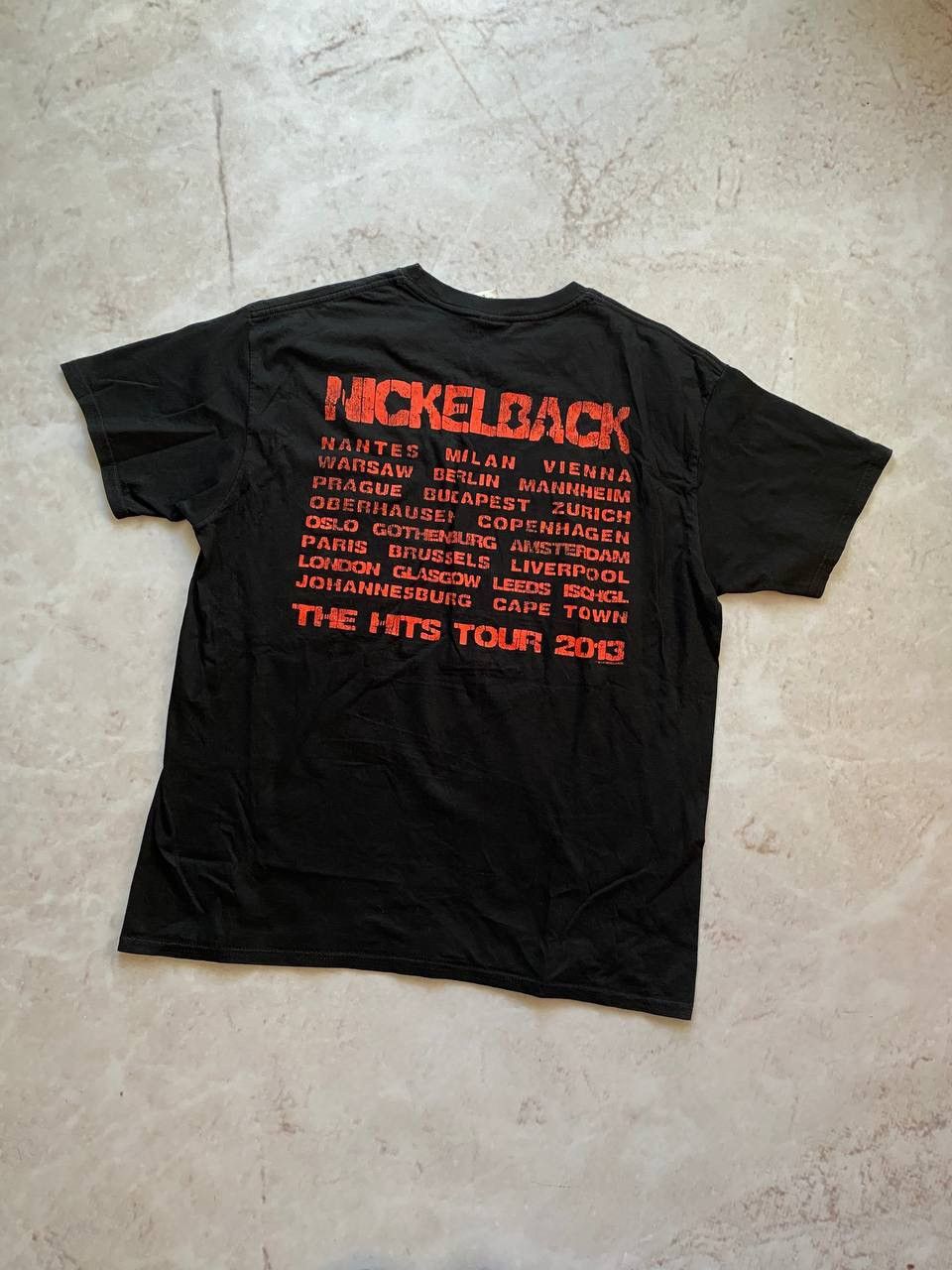 Band Tees × Vintage Vintage 00s Nickelback Tour 2013 Band Tee T Shirt Size US L / EU 52-54 / 3 - 5 Thumbnail