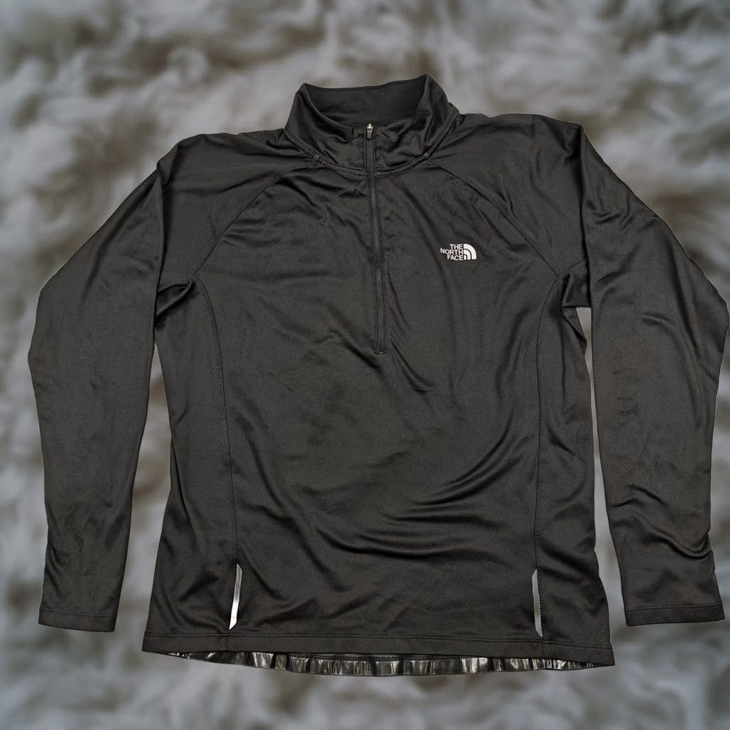 The North Face The North Face Pullover Mens L Black 1/4 Zip Long Sleeve FlashDry Running Shirt Sportswear Mens Regular Fit Nike Size US L / EU 52-54 / 3 - 1 Thumbnail