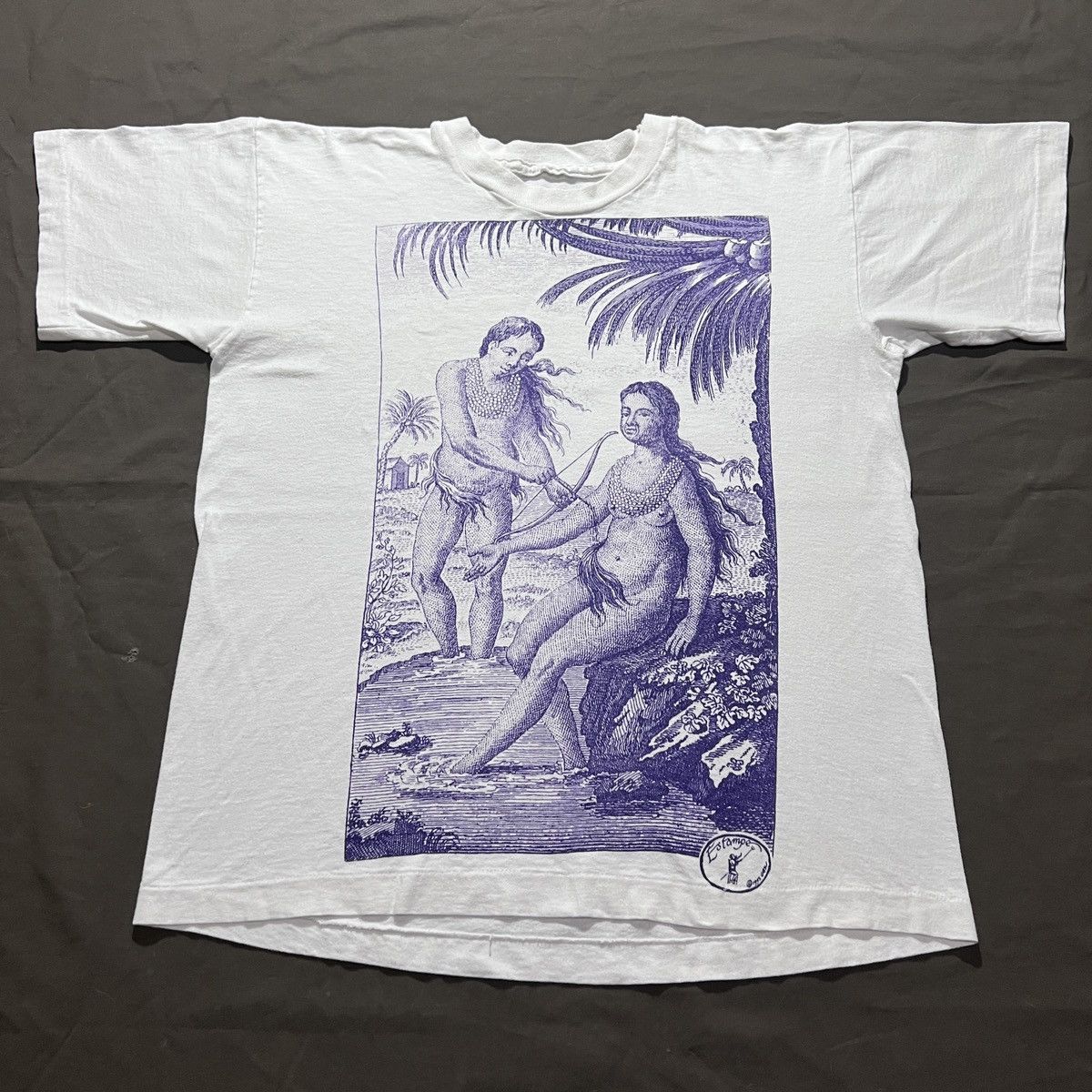 Arts & Science Rare Vintage 90s Blood letting Indians of Panama Art Graphic Size US L / EU 52-54 / 3 - 4 Thumbnail
