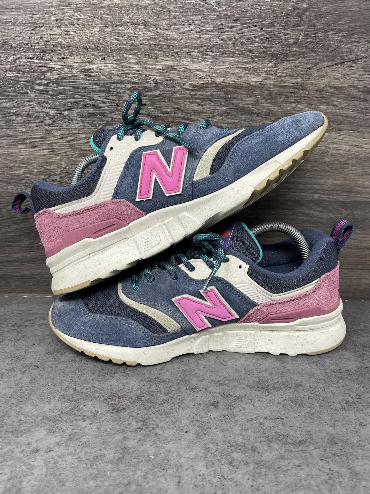 New Balance New Balance 997H Shoes Womens Size 9 Blue Pink Suede= Size US 9 / IT 39 - 7 Thumbnail