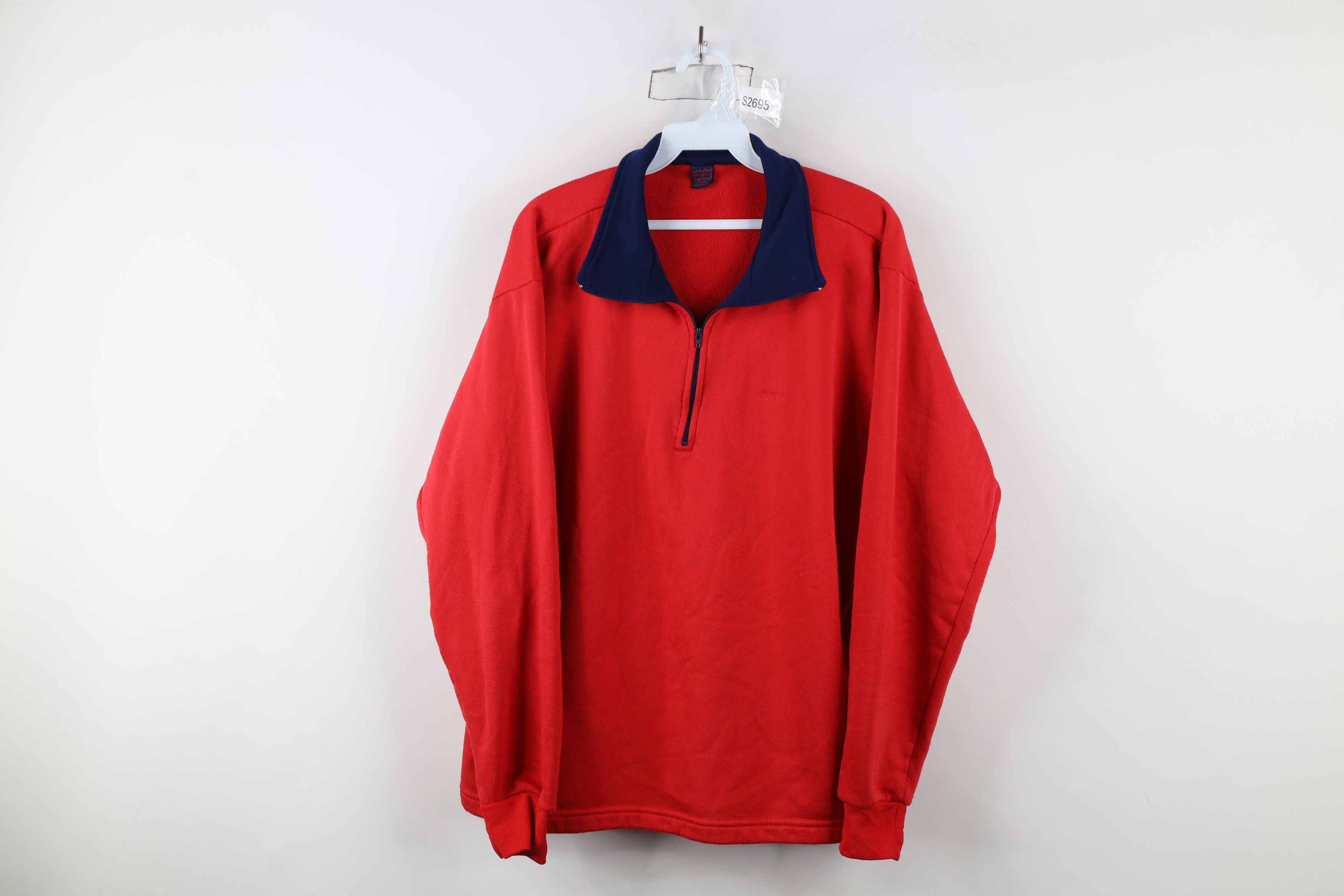 Patagonia × Vintage Vintage 90s Patagonia Capilene 1/4 Half Zip Pullover Sweater Size US XXL / EU 58 / 5 - 1 Thumbnail