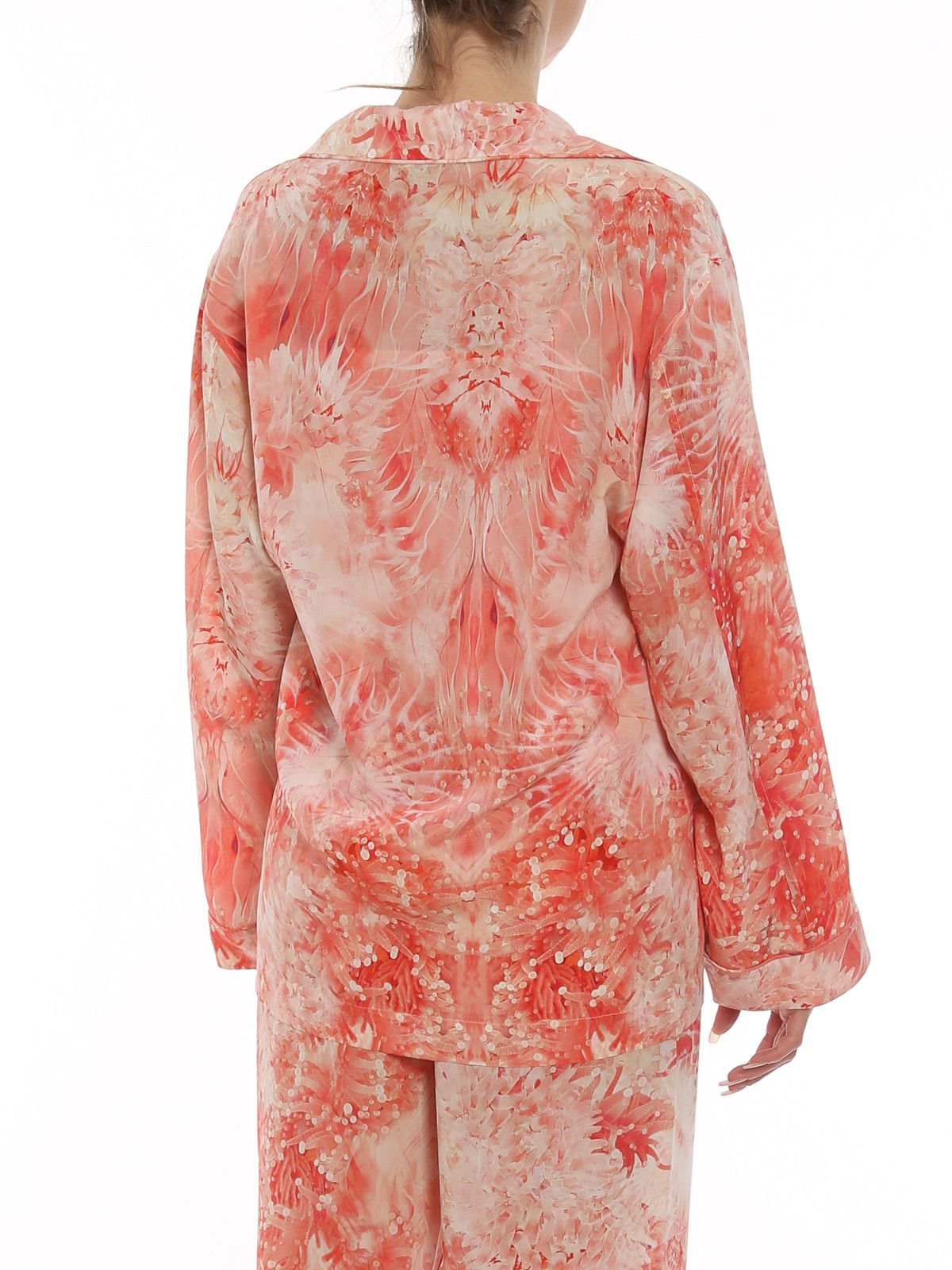 Alexander McQueen o1y0325 Floral Shirt in Pink Size S / US 4 / IT 40 - 4 Thumbnail