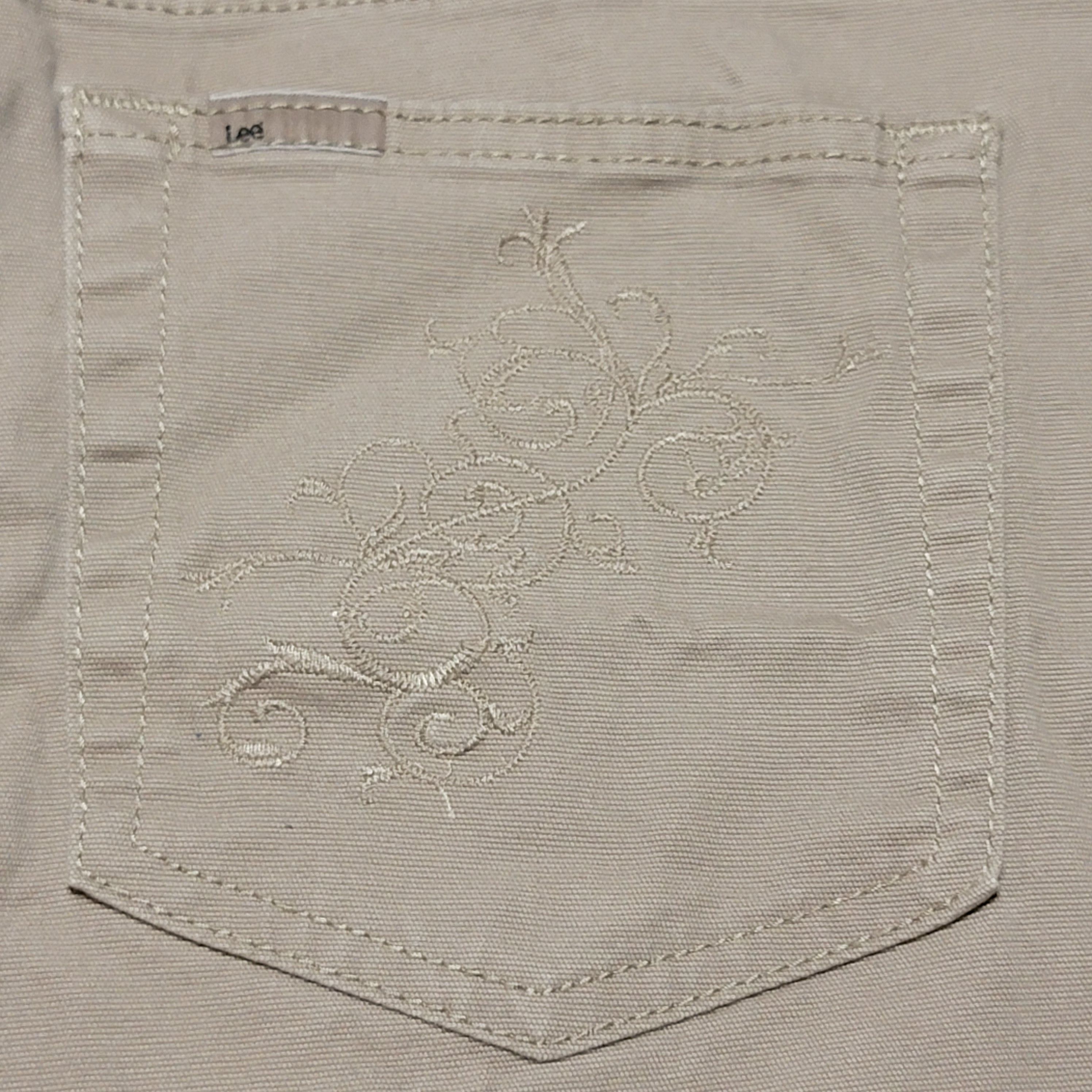 Lee Lee Comfort Waistband Shorts w/ Embroidered Pockets - 16 Med Size 34" / US 12 / IT 48 - 3 Thumbnail
