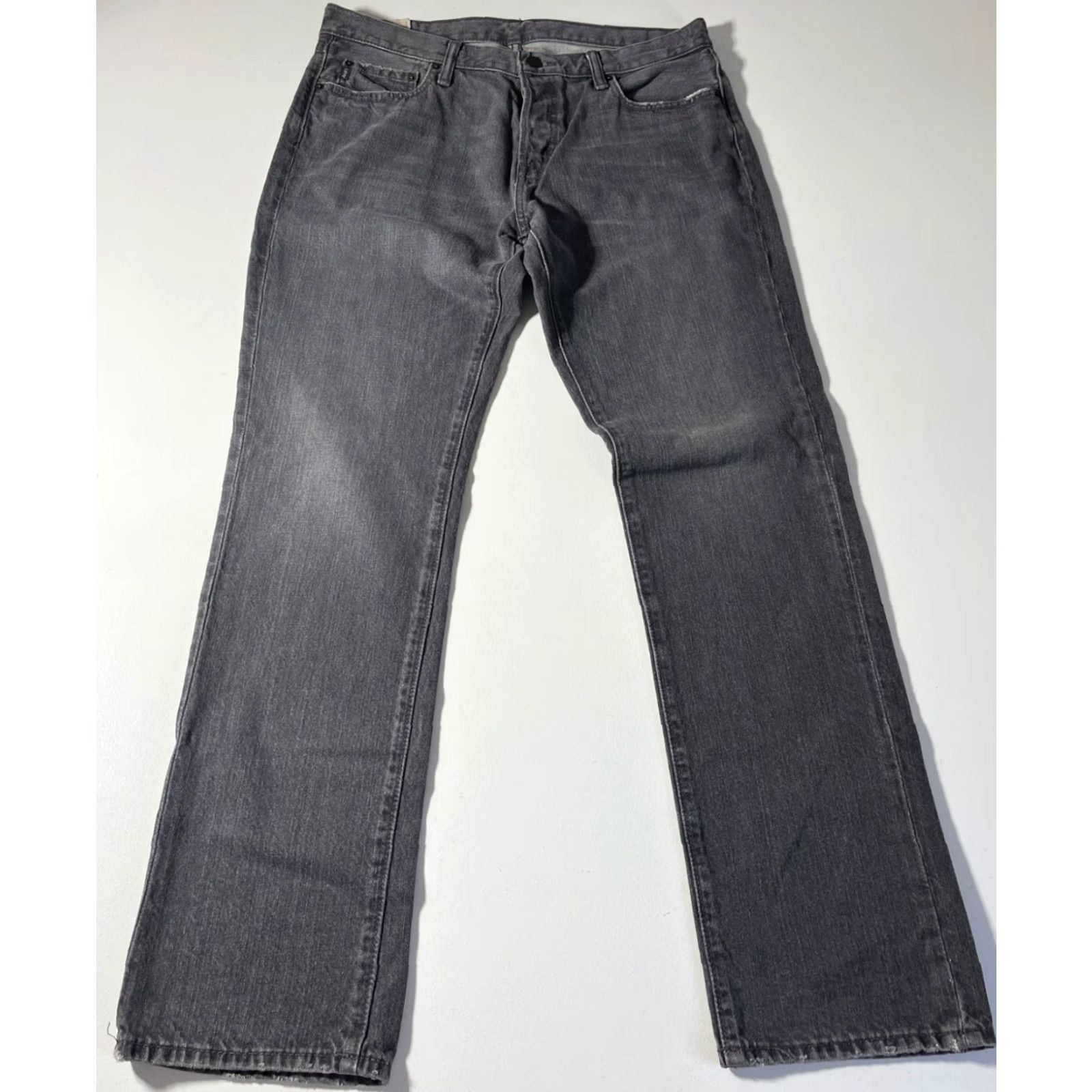 Abercrombie & Fitch VINTAGE Abercrombie & Fitch Jeans Men Gray 34x32 5-Pocket Denim 100% Cotton Straight Middle Rise Belt Loops Size US 34 / EU 50 - 3 Thumbnail