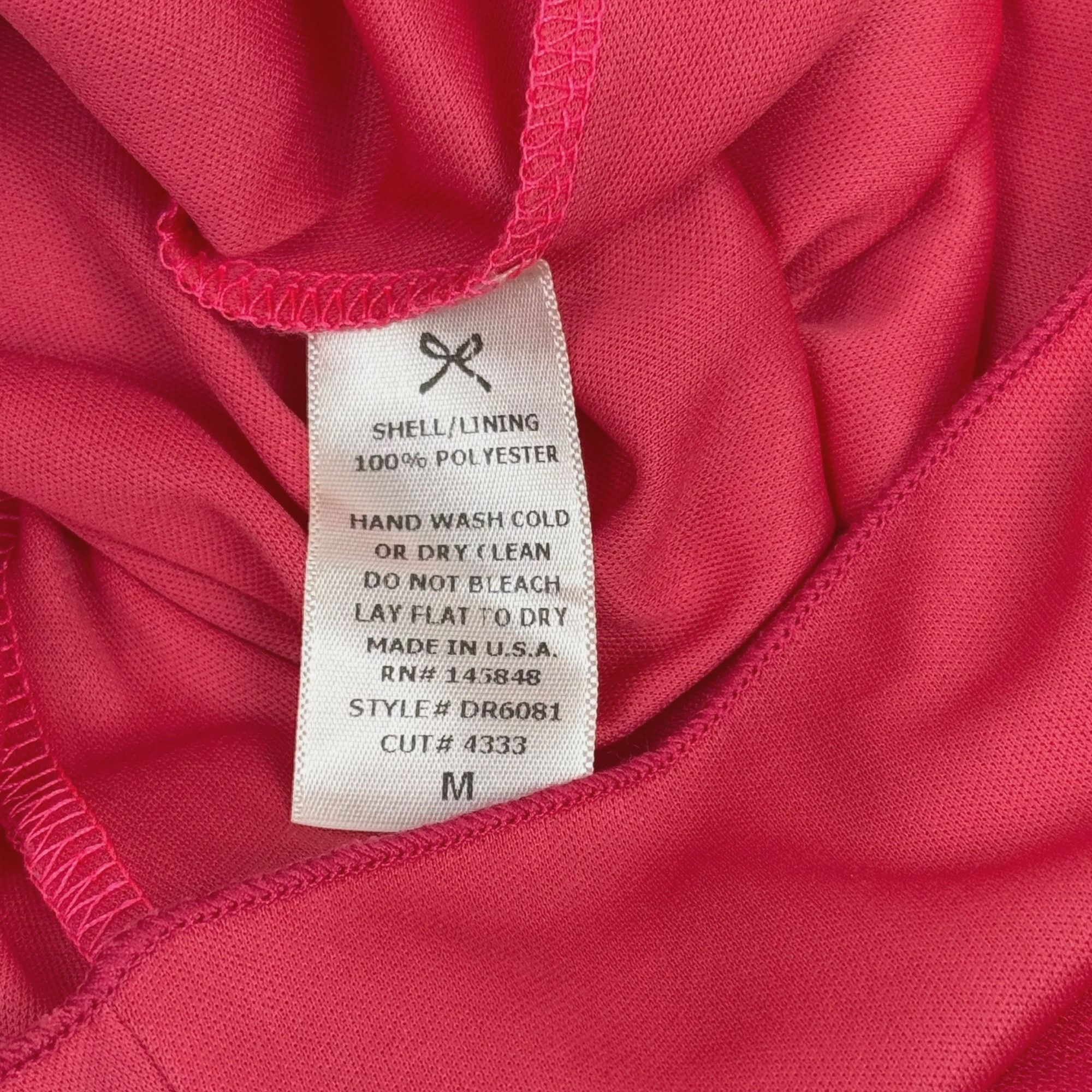 Other Everly Hot Pink Halter Swing Dress Scalloped Hem Keyhole Bac Size M / US 6-8 / IT 42-44 - 5 Thumbnail