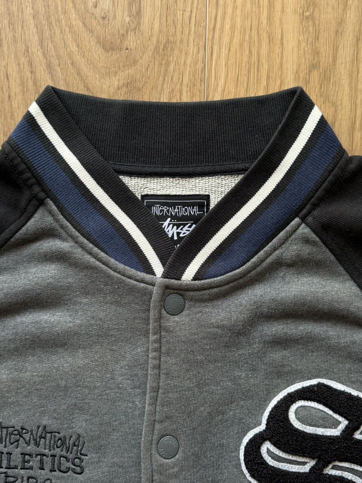 Stussy Stüssy International Athletics Tribe Varsity Jacket | L | Size US L / EU 52-54 / 3 - 9 Thumbnail