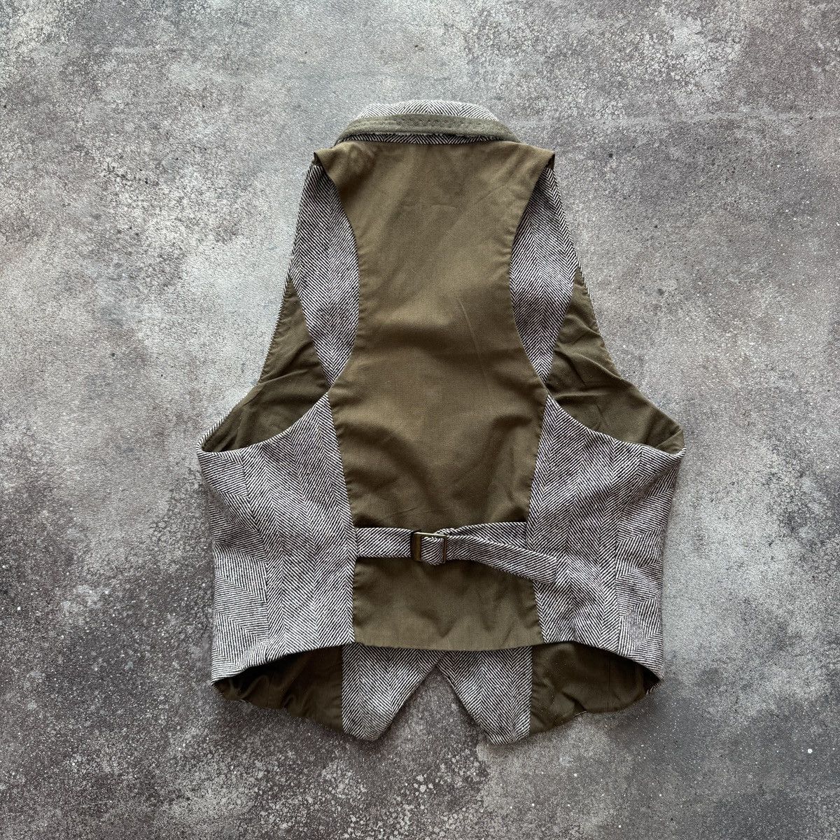 If Six Was Nine Indie Sleaze Vintage Y2K Grunge Waistcoat Distressed Vest Size S / US 4 / IT 40 - 2 Thumbnail