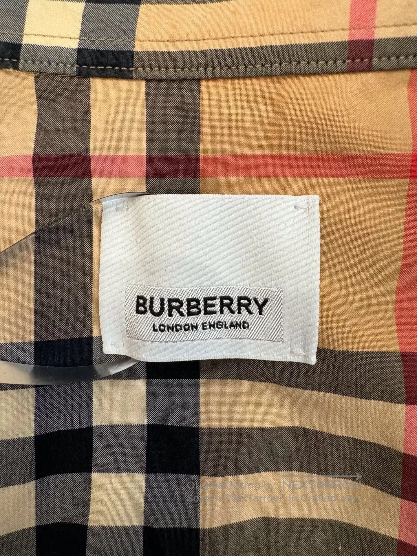 Burberry Burberry Men's Brown Stripe Check Jacket. Size US M / EU 48-50 / 2 - 5 Thumbnail