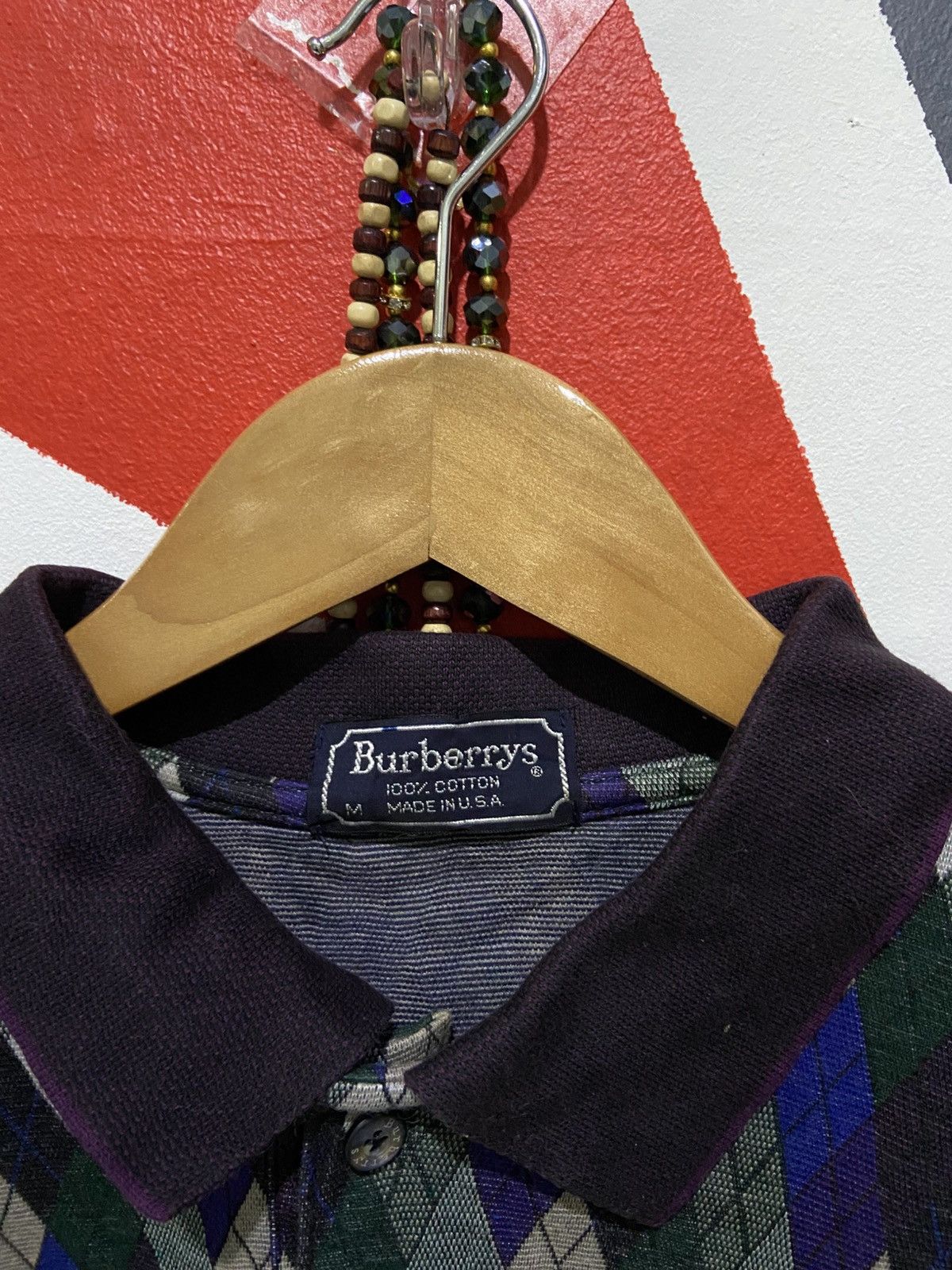 Burberry Vintage Burberry Polo Tee Made In USA Size US M / EU 48-50 / 2 - 4 Thumbnail