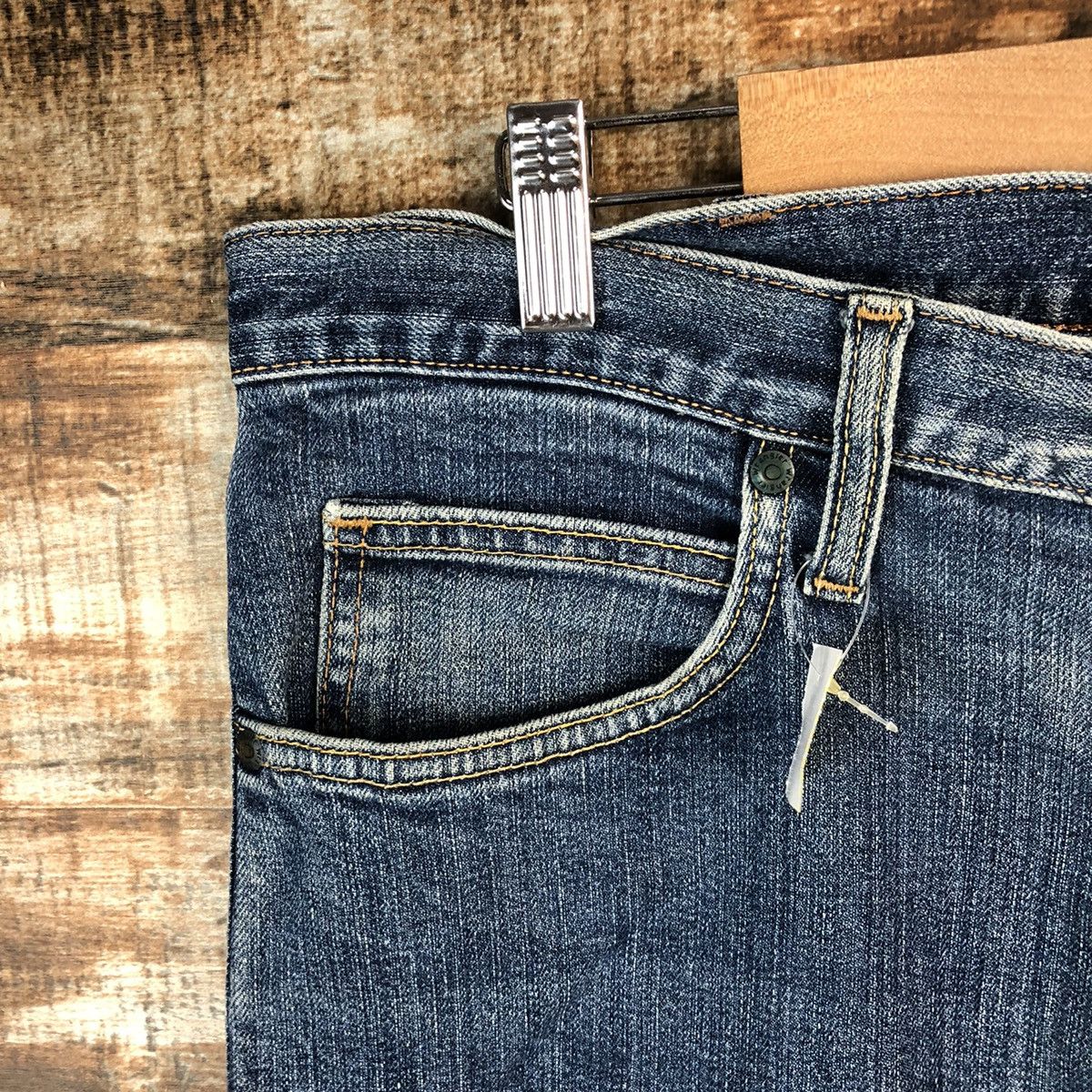 Wrangler DL Wrangler Blue Denim Pants #C203 Size US 32 / EU 48 - 7 Thumbnail