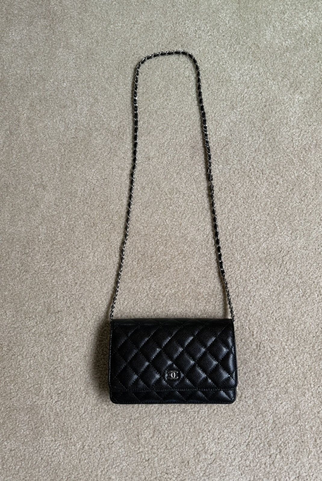 Other Quilted Leather Shoulder Bag wallet on chain Size ONE SIZE - 2 Thumbnail