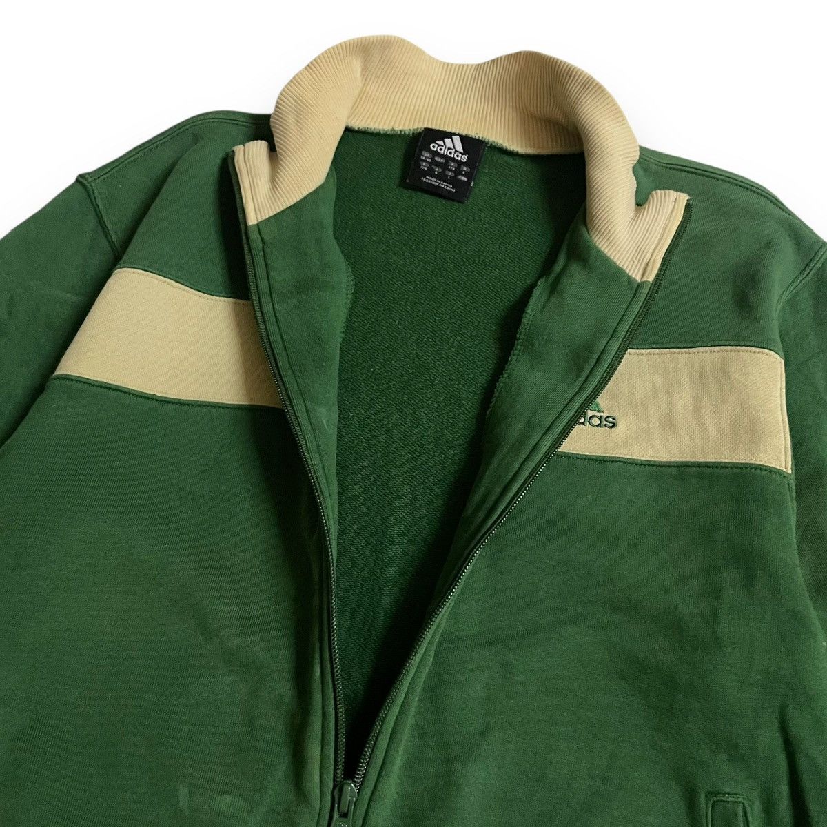 Adidas Vintage Adidas Zipper Retro Vibe Colourway Trademark Size US M / EU 48-50 / 2 - 6 Thumbnail