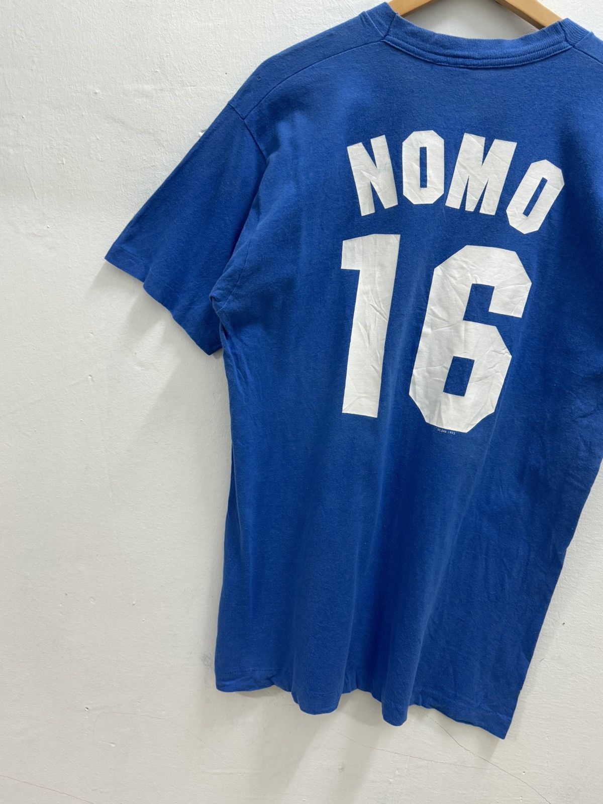 MLB × Starter × Vintage Vintage 1995 LA Dodgers Hideo Nomo Single Stitch Tee Size US M / EU 48-50 / 2 - 11 Thumbnail