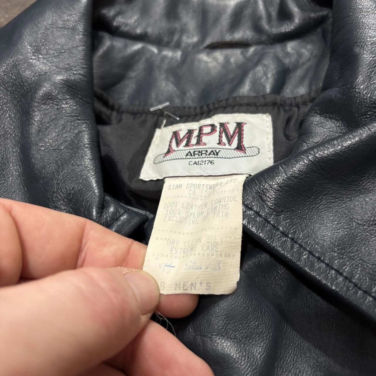Other western university engineering science leather jacket 1992 Size US M / EU 48-50 / 2 - 8 Thumbnail