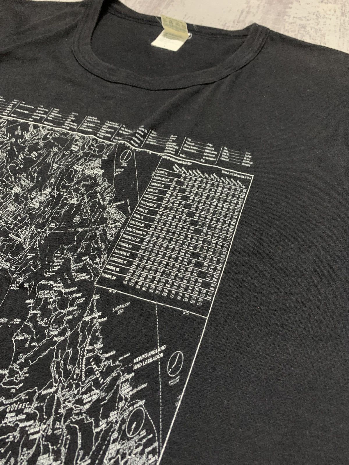 Vintage Vintage New England Map Graphic Tee Size US L / EU 52-54 / 3 - 4 Thumbnail
