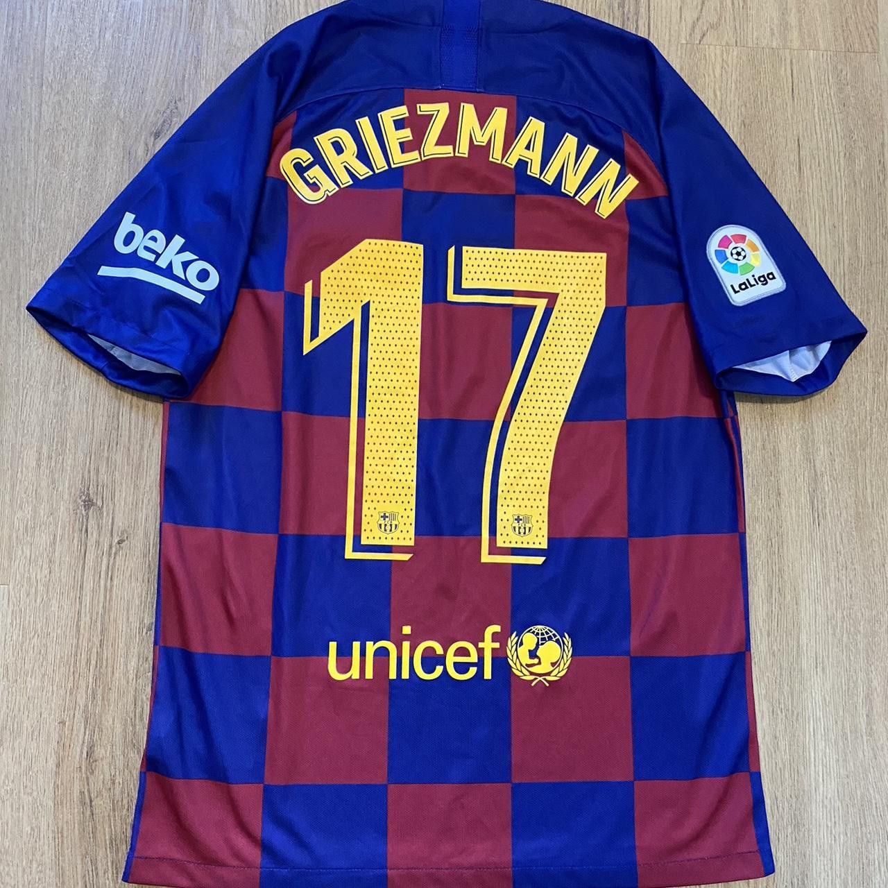 Nike 2018-19 *17 Griezmann FC Barcelona Home Football Size US M / EU 48-50 / 2 - 1 Thumbnail