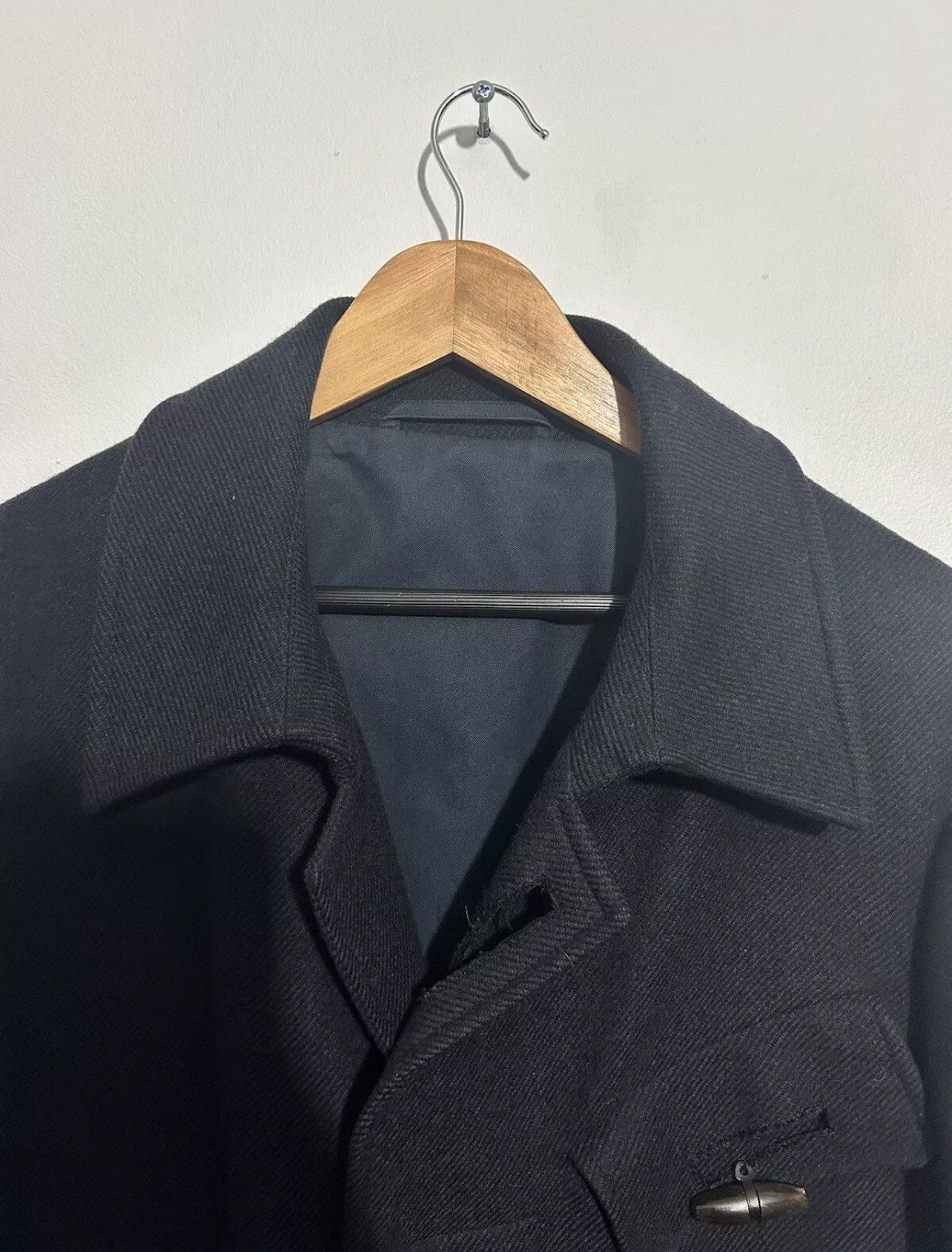 Alexander McQueen Alexander McQueen Dark Navy Double Breasted Coat Size EU 54 Size US L / EU 52-54 / 3 - 9 Thumbnail