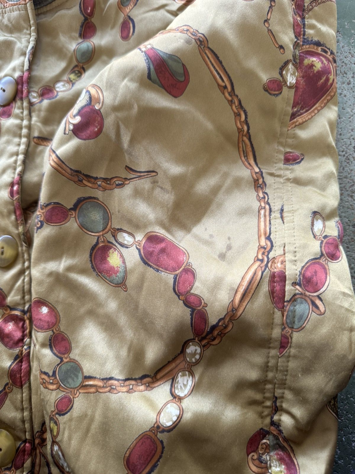 Japanese Brand VINTAGE CHRISTIAN AUJARD PARIS CROP JACKET FULL PRINT JAPAN Size XL / US 12-14 / IT 48-50 - 8 Thumbnail