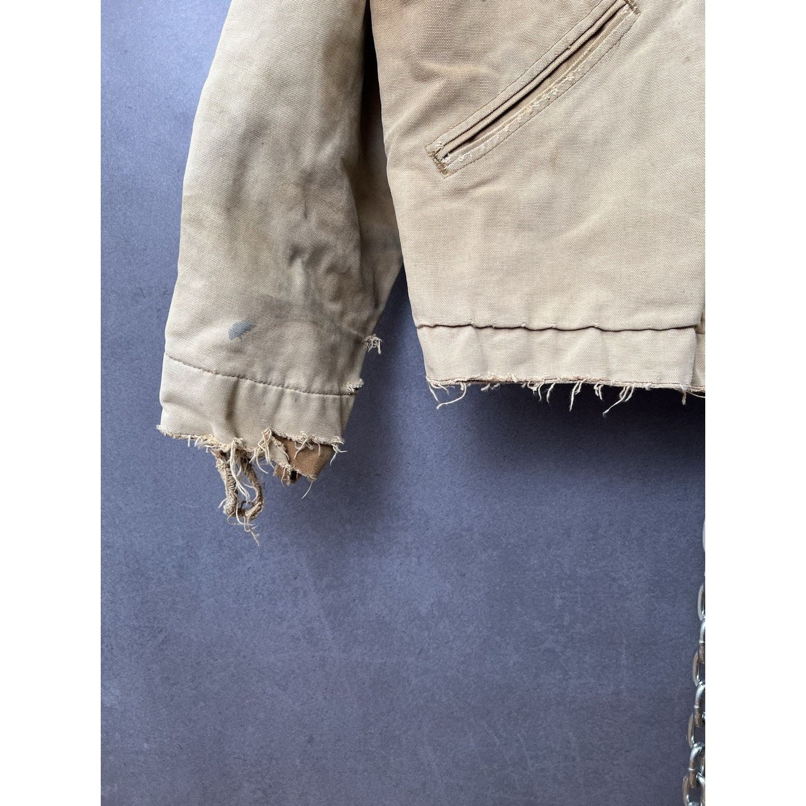 Carhartt Vintage CARHARTT J01 Brown Detroit Blanket Lined Jacket Size US L / EU 52-54 / 3 - 6 Thumbnail