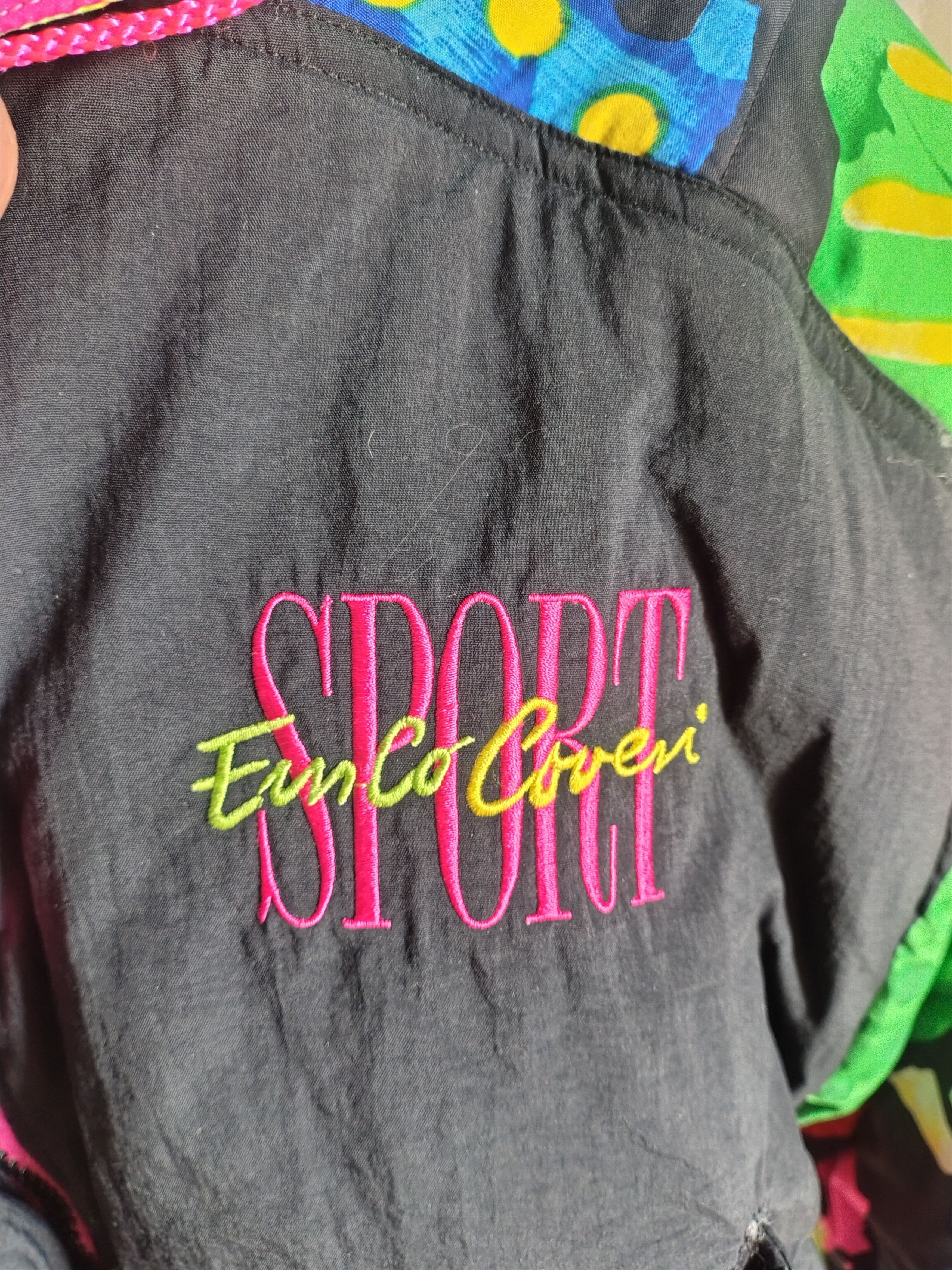 Enrico Coveri ARCHIVE Enrico Coveri Sport "Pop Art" Floral Down Puffer Size M / US 6-8 / IT 42-44 - 6 Thumbnail