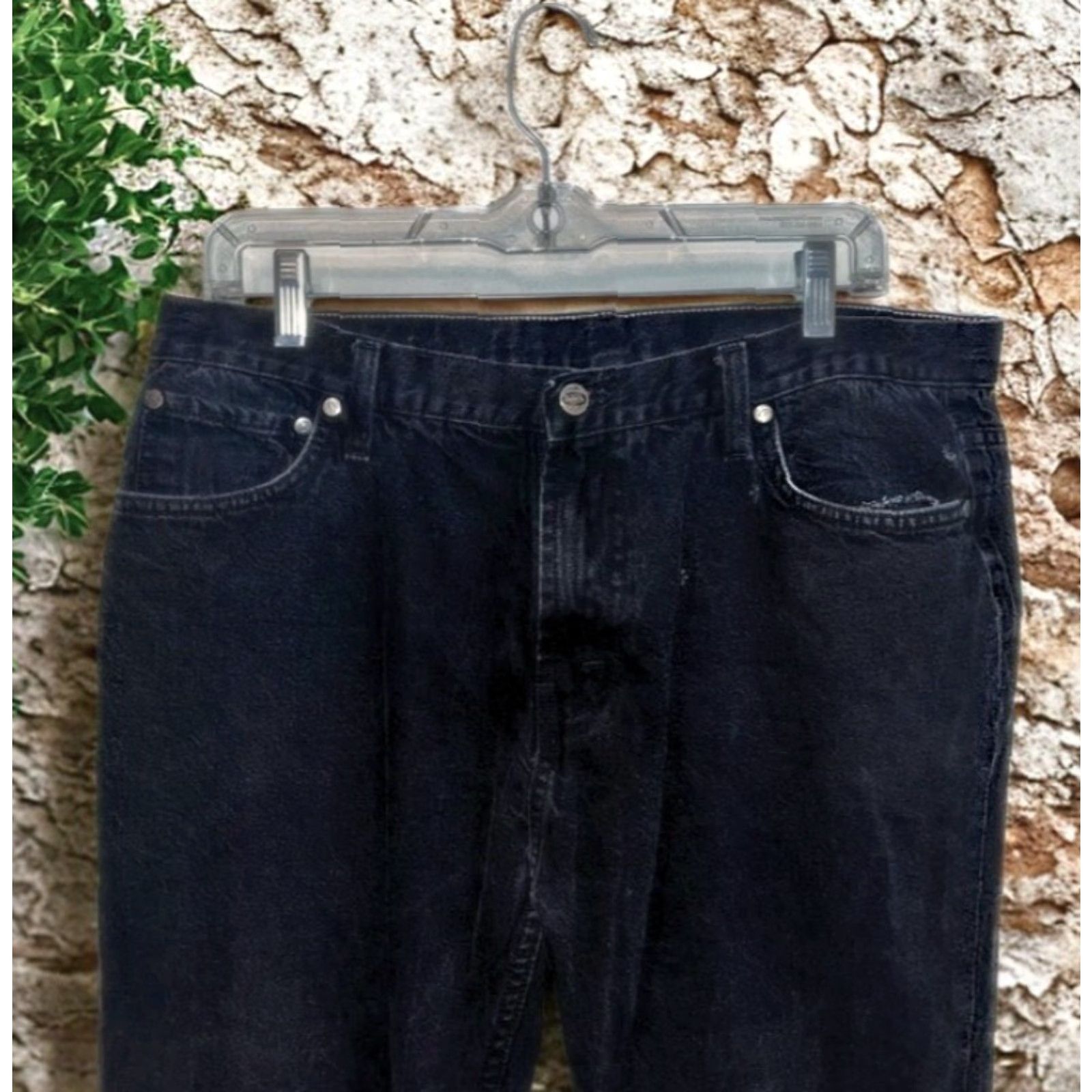 Von Dutch VINTAGE Von Dutch Jeans Men’s 34x27 Black Denim Straight Job Size US 34 / EU 50 - 4 Thumbnail