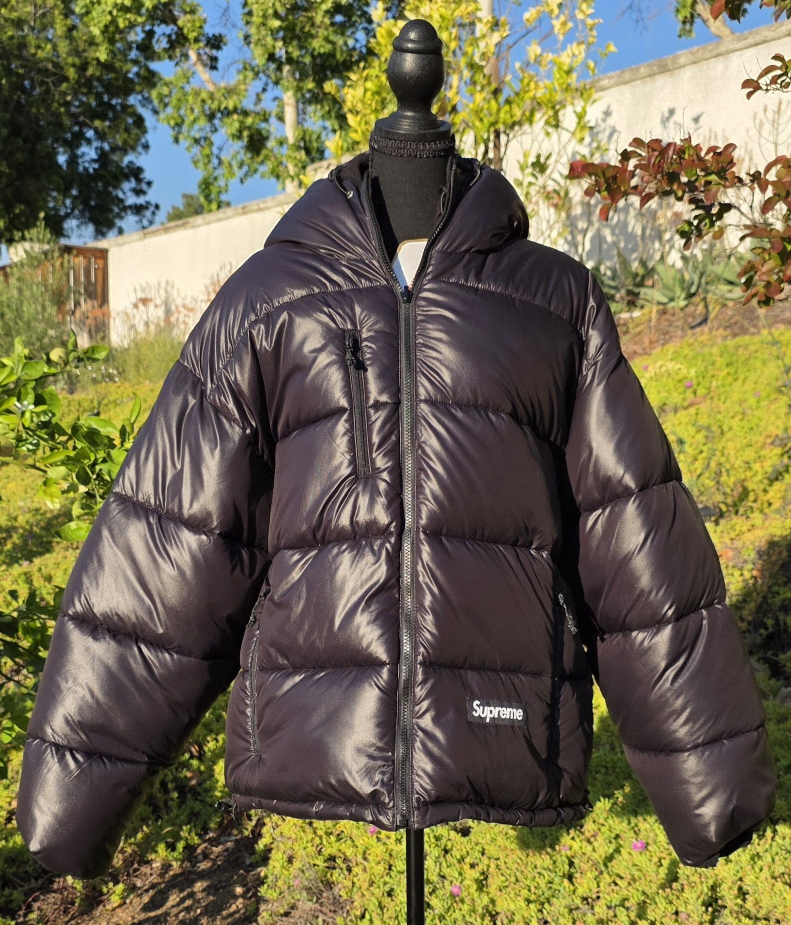 Supreme Supreme Black Madras Reversible Gore-Tex Puffer Jacket Med Size US M / EU 48-50 / 2 - 2 Thumbnail
