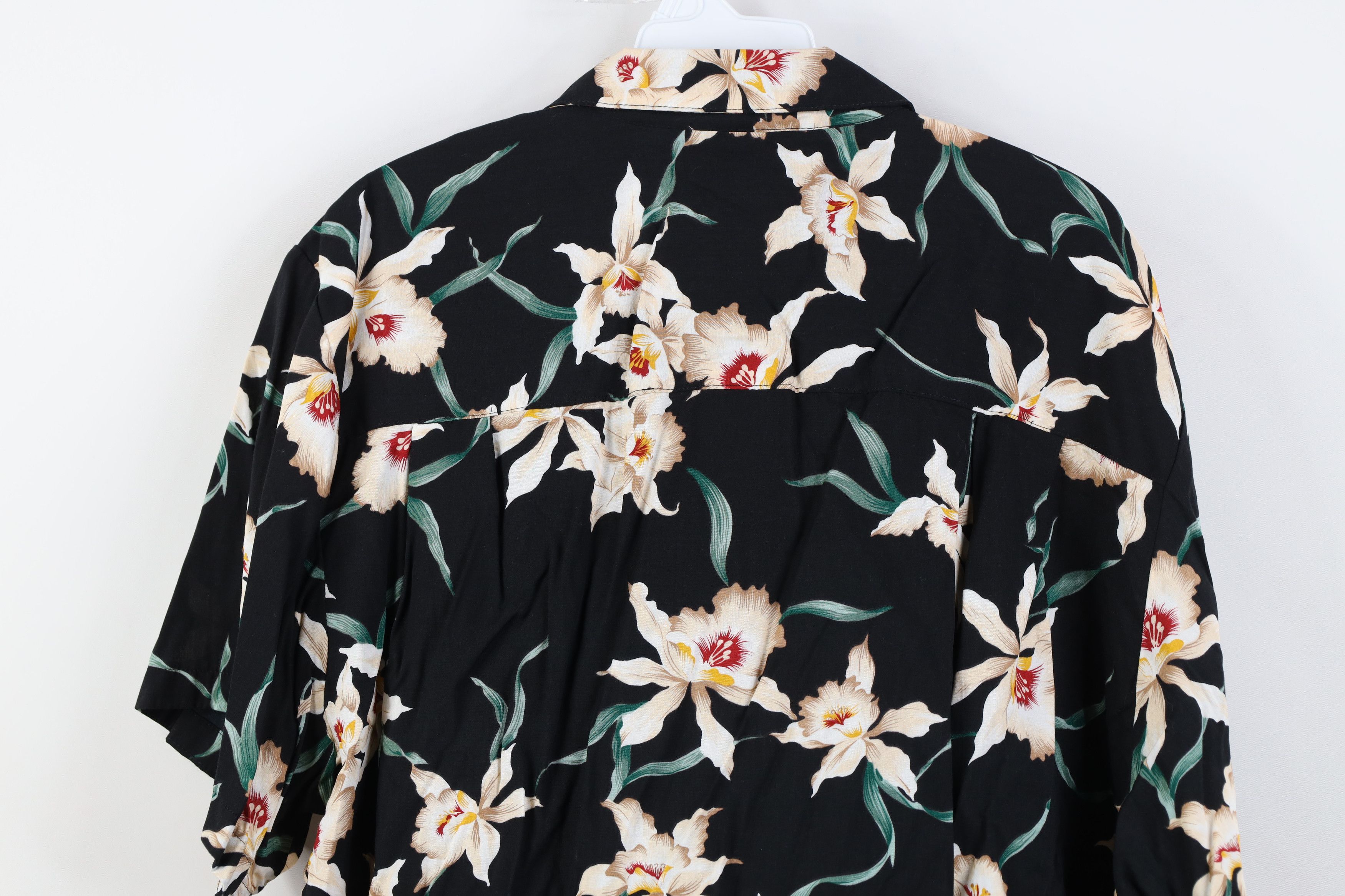 Vintage NOS Vintage 90s Streetwear Flower Hawaiian Button Shirt USA Size US XL / EU 56 / 4 - 10 Thumbnail