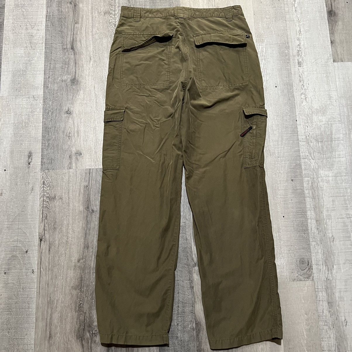 Rusty × Vintage VTG Rusty Cargo Military Brown Baggy Y2K SURF Skater Pants Size US 33 - 2 Thumbnail