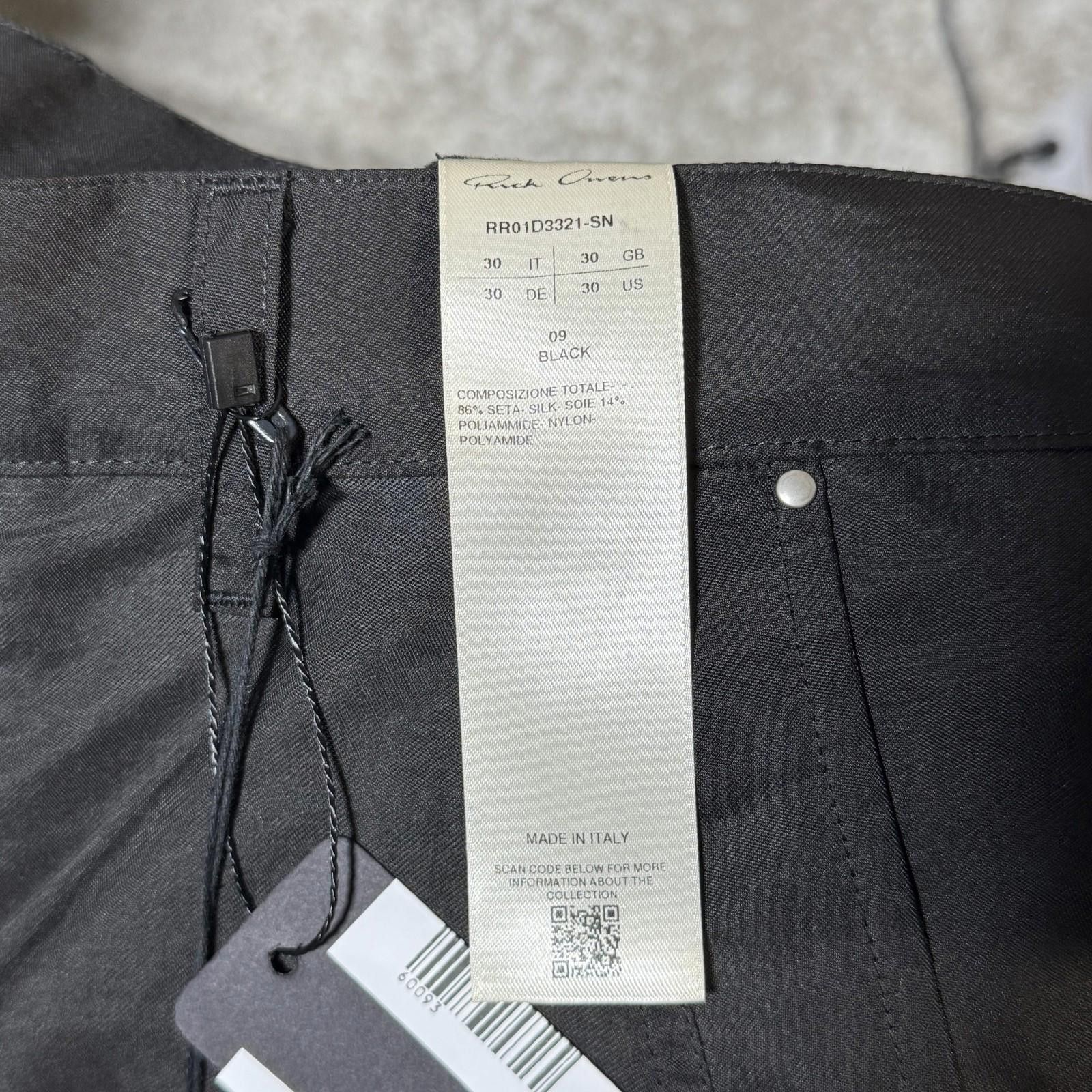 Rick Owens Rick Owens Stefan Cargo In Black 30 New Size US 30 / EU 46 - 9 Thumbnail