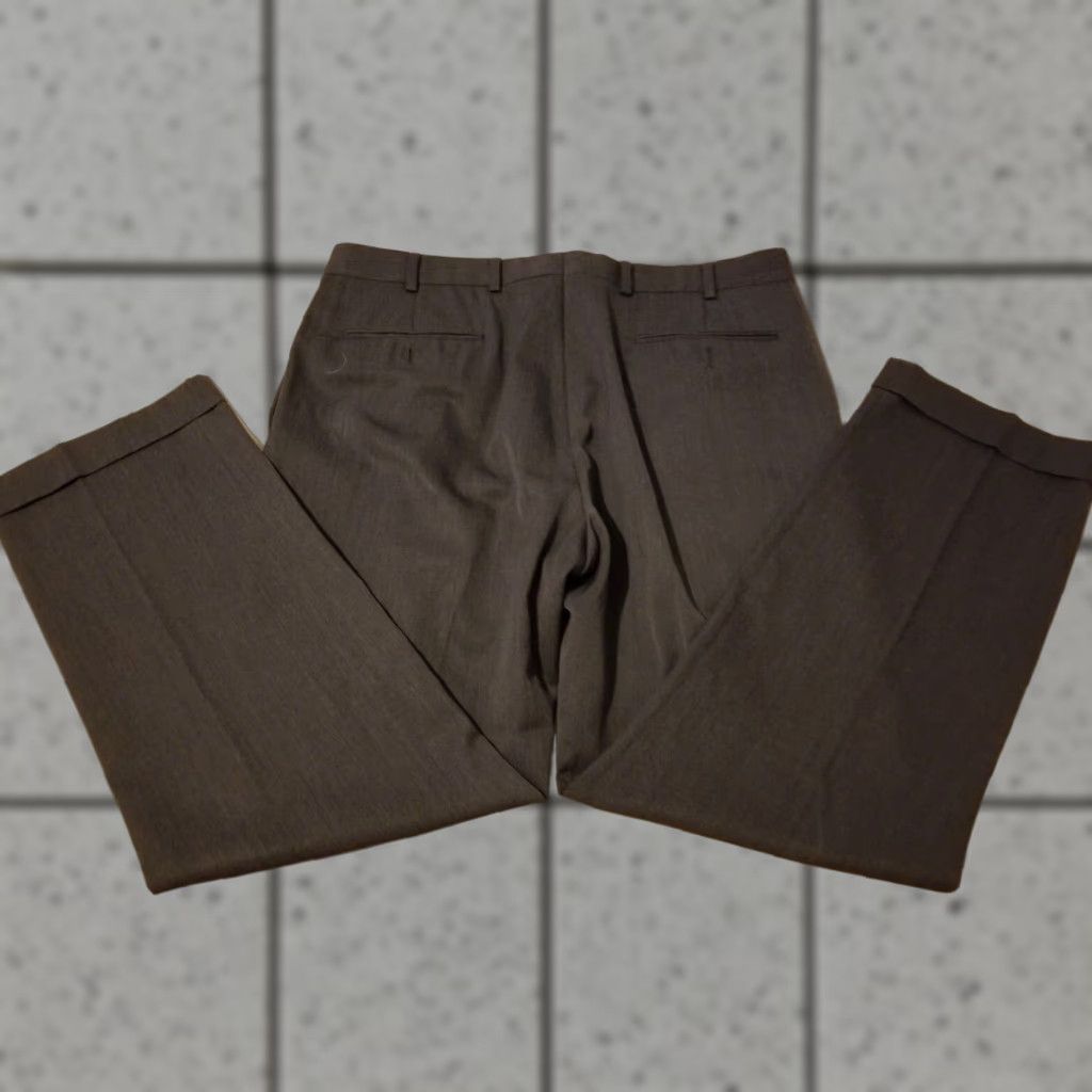 Brooks Brothers VINTAGE Brooks Brothers Mens Dress Pants Wool Gray 37x30 37x30 Regular Chino Twill? Size US 37 - 1 Thumbnail