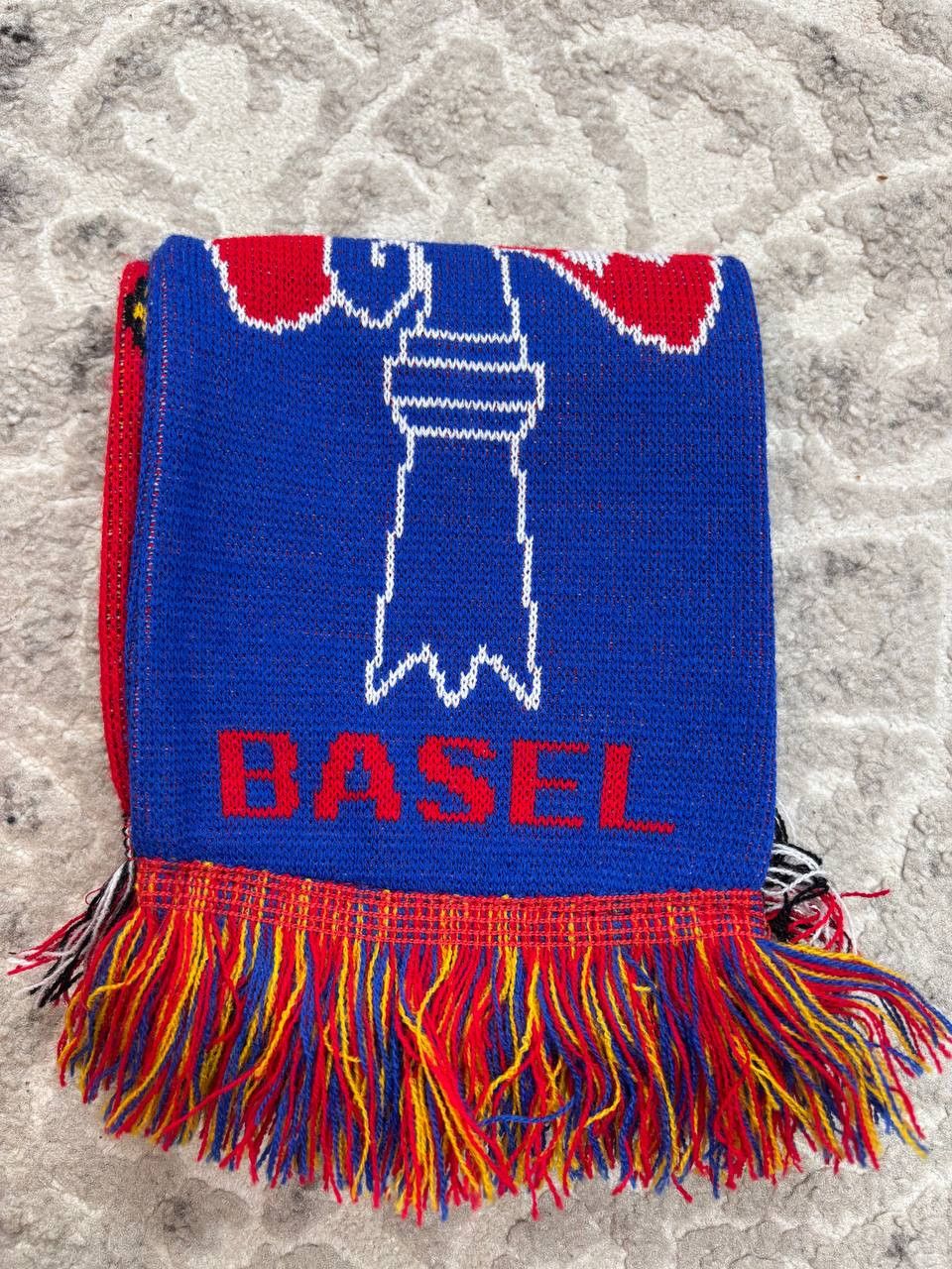 Vintage Man Utd vs FC Basel 2011/12 UCL Matchday Scarf 145x17cm Size ONE SIZE - 3 Thumbnail
