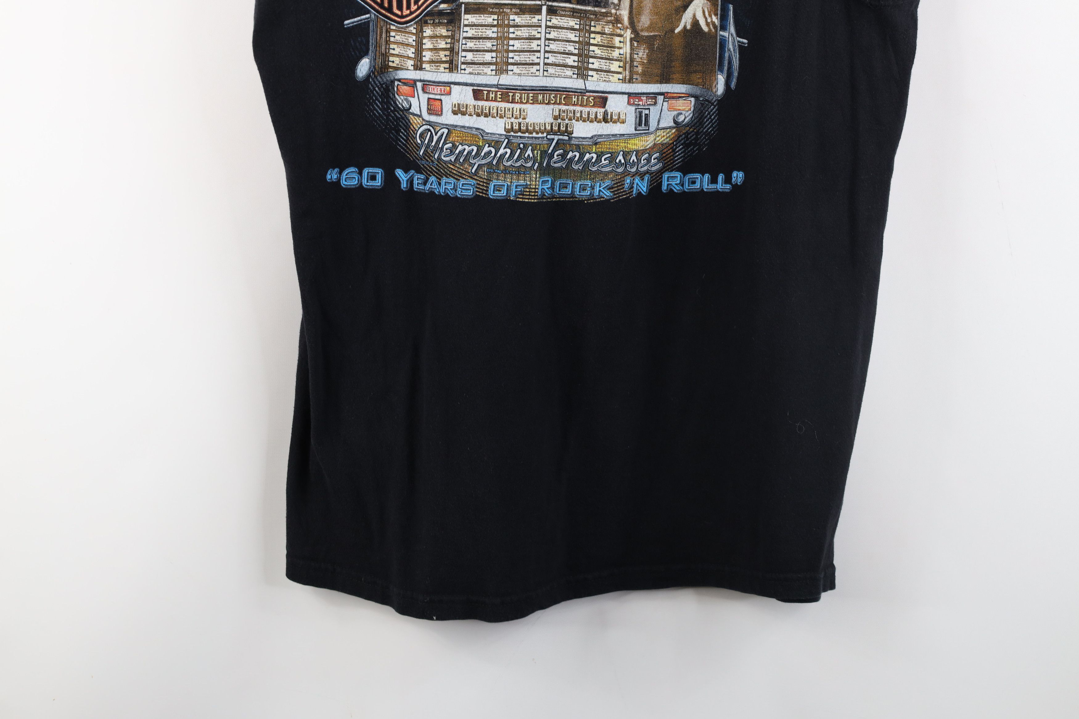 Harley Davidson × Vintage Vintage Y2K Harley Davidson Skull Flag Sleeveless T-Shirt Size US L / EU 52-54 / 3 - 15 Thumbnail