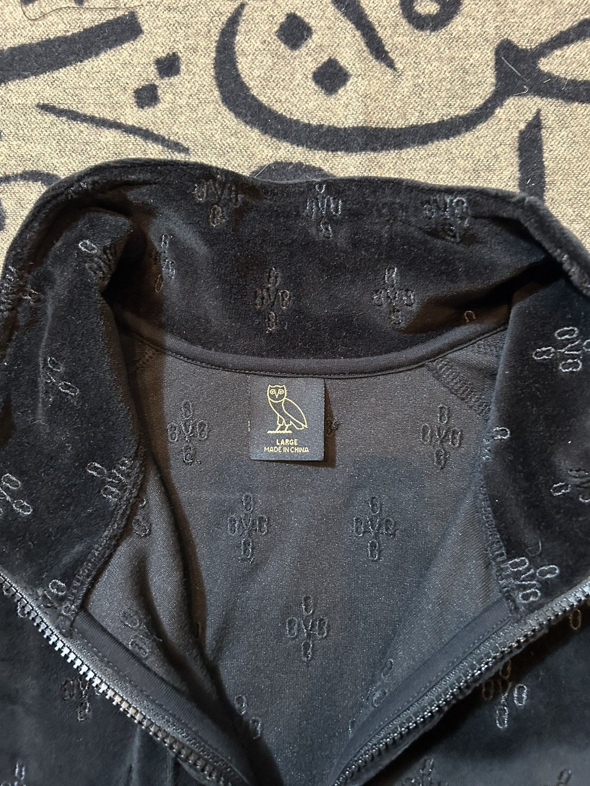 October's Very Own PomPom Monogram All Over Print Zipup Size US L / EU 52-54 / 3 - 4 Thumbnail