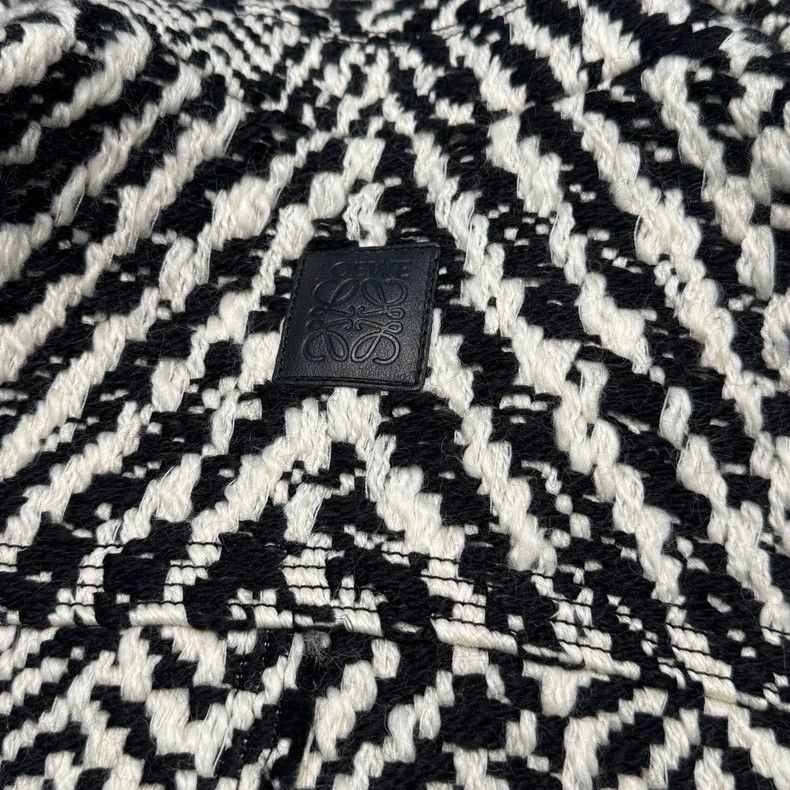 Loewe LOEWE Loose long sleeve jacket with single row texture lap Size S / US 4 / IT 40 - 8 Thumbnail