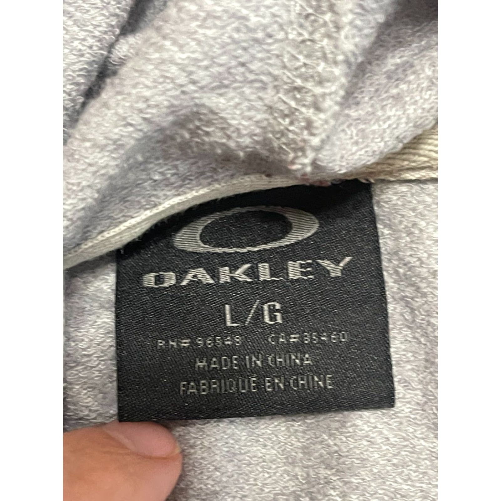 Oakley Oakley Hoodie Mens Size Large Gray Sweatshirt Full Zip Long Sleeve Size US L / EU 52-54 / 3 - 5 Thumbnail