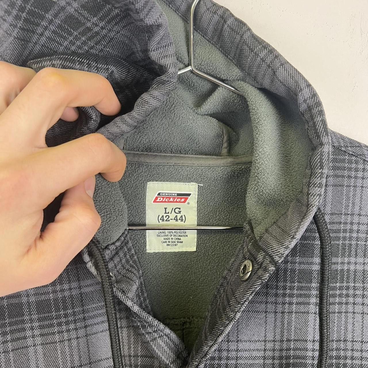 Dickies Dickies Plaid Hooded Shirt Jacket Size L Size US L / EU 52-54 / 3 - 6 Thumbnail