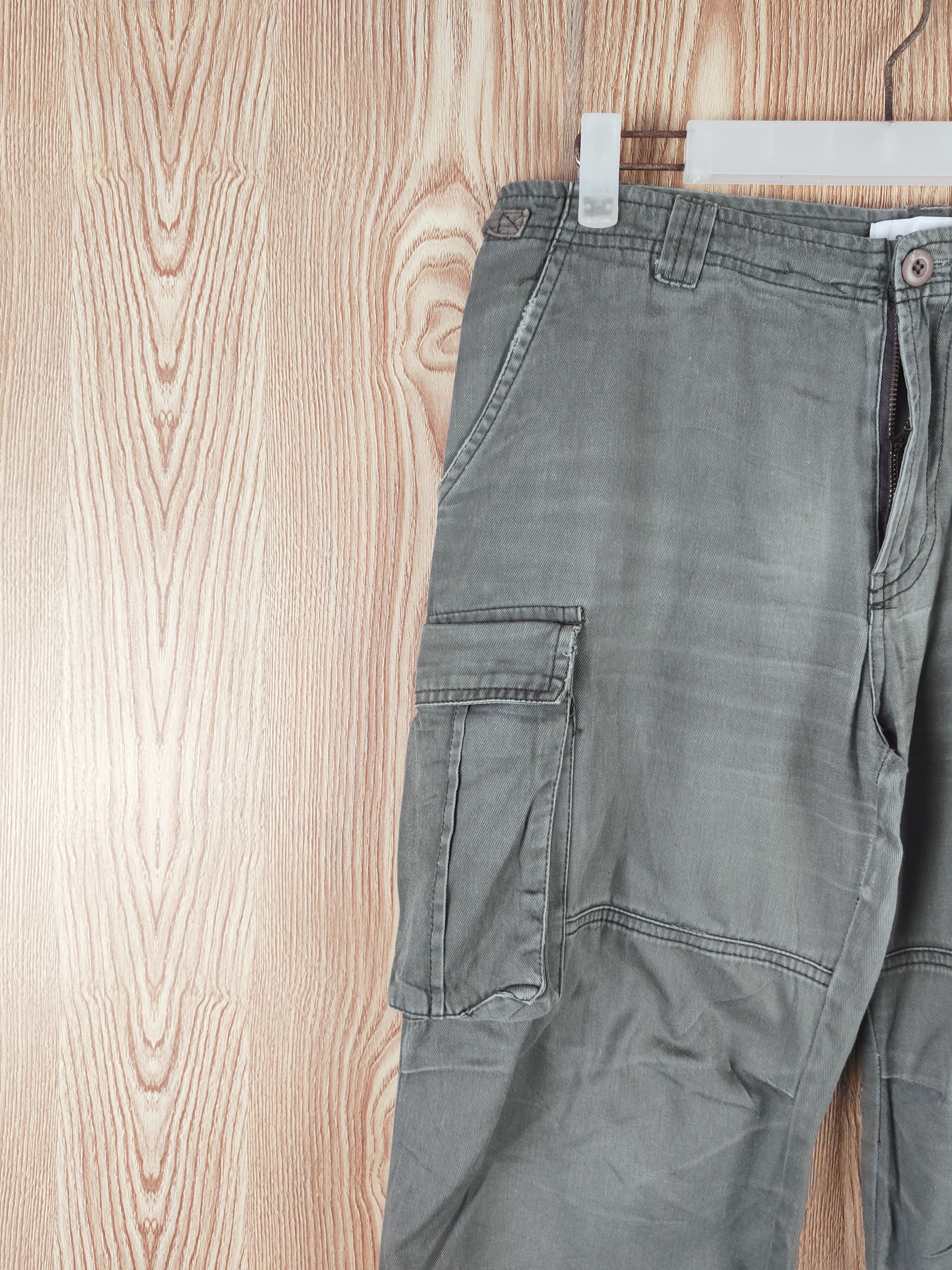 Japanese Brand × Vintage Vintage 💥 Soyous Green Multi Tactical pocket Cargo Pants Size US 32 / EU 48 - 3 Thumbnail